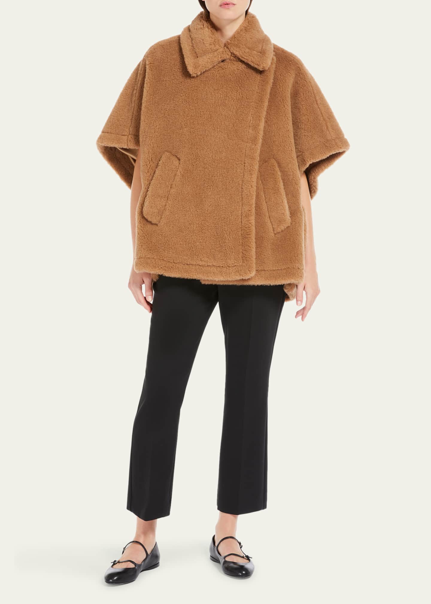 【関税＆送料込み】Max Mara Darkness4 Classic Teddy Cape Cl Max Mara Darkness4 Classic Teddy Cape Clothing In Brown