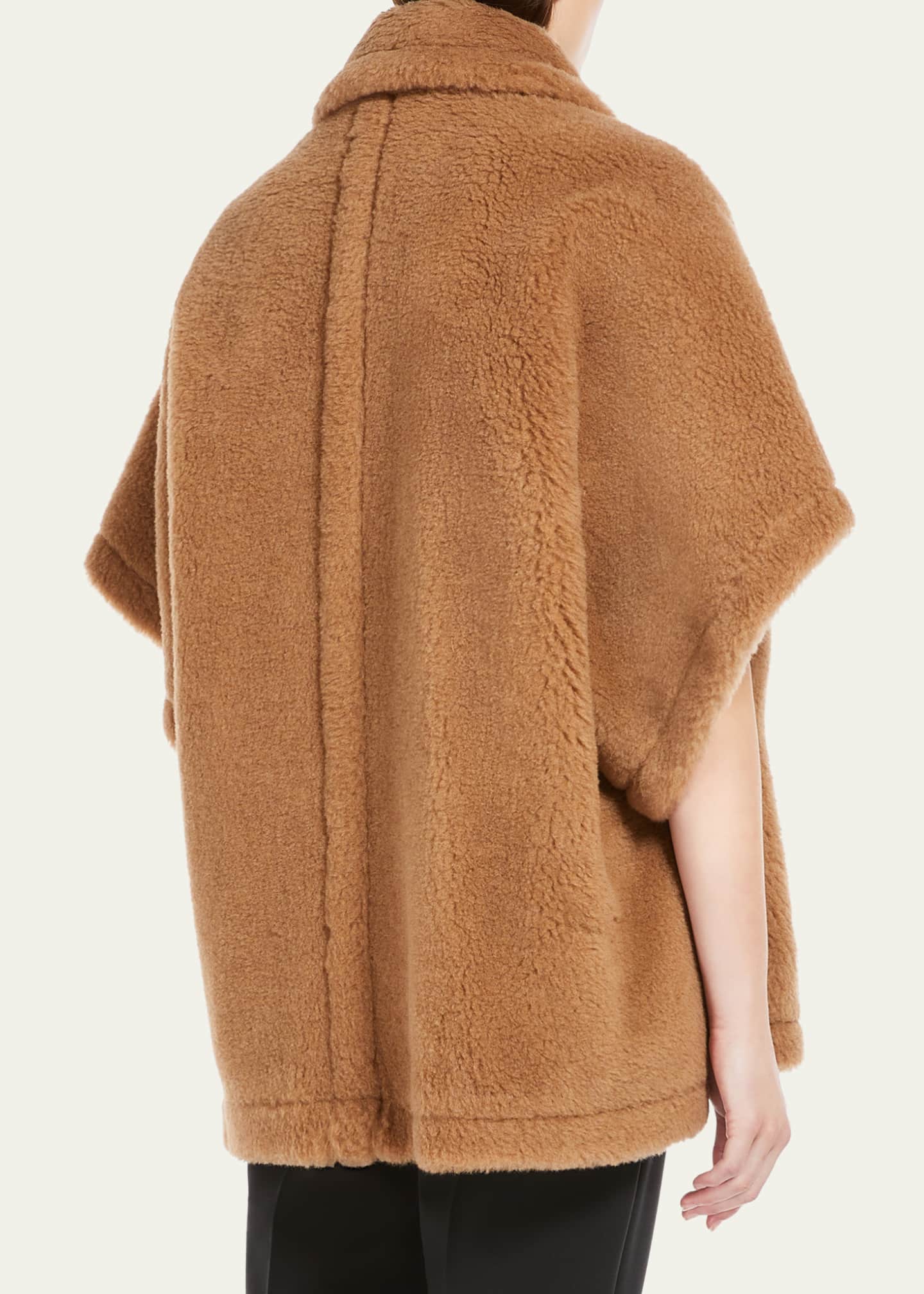 【関税＆送料込み】Max Mara Darkness4 Classic Teddy Cape Cl Max Mara Darkness4 Classic Teddy Cape Clothing In Brown