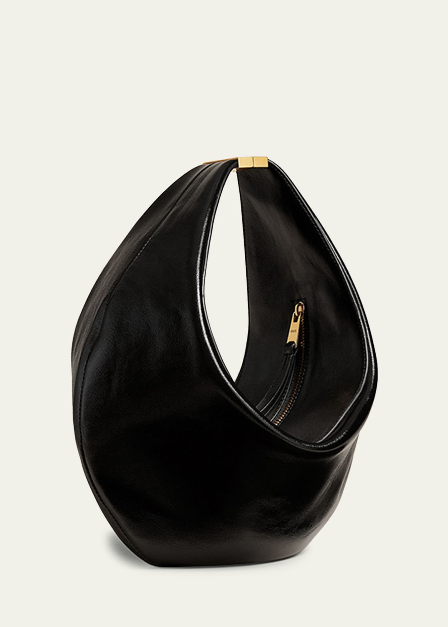 Khaite Olivia Small Leather Shoulder Bag Image 3 of 4