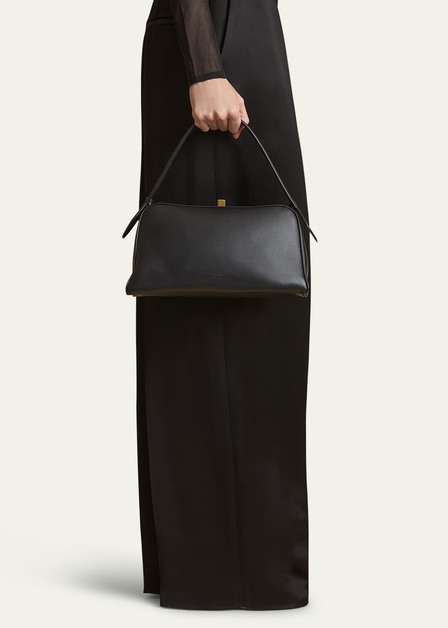 Khaite Cate Calfskin Leather Top-Handle Bag Image 2 of 6