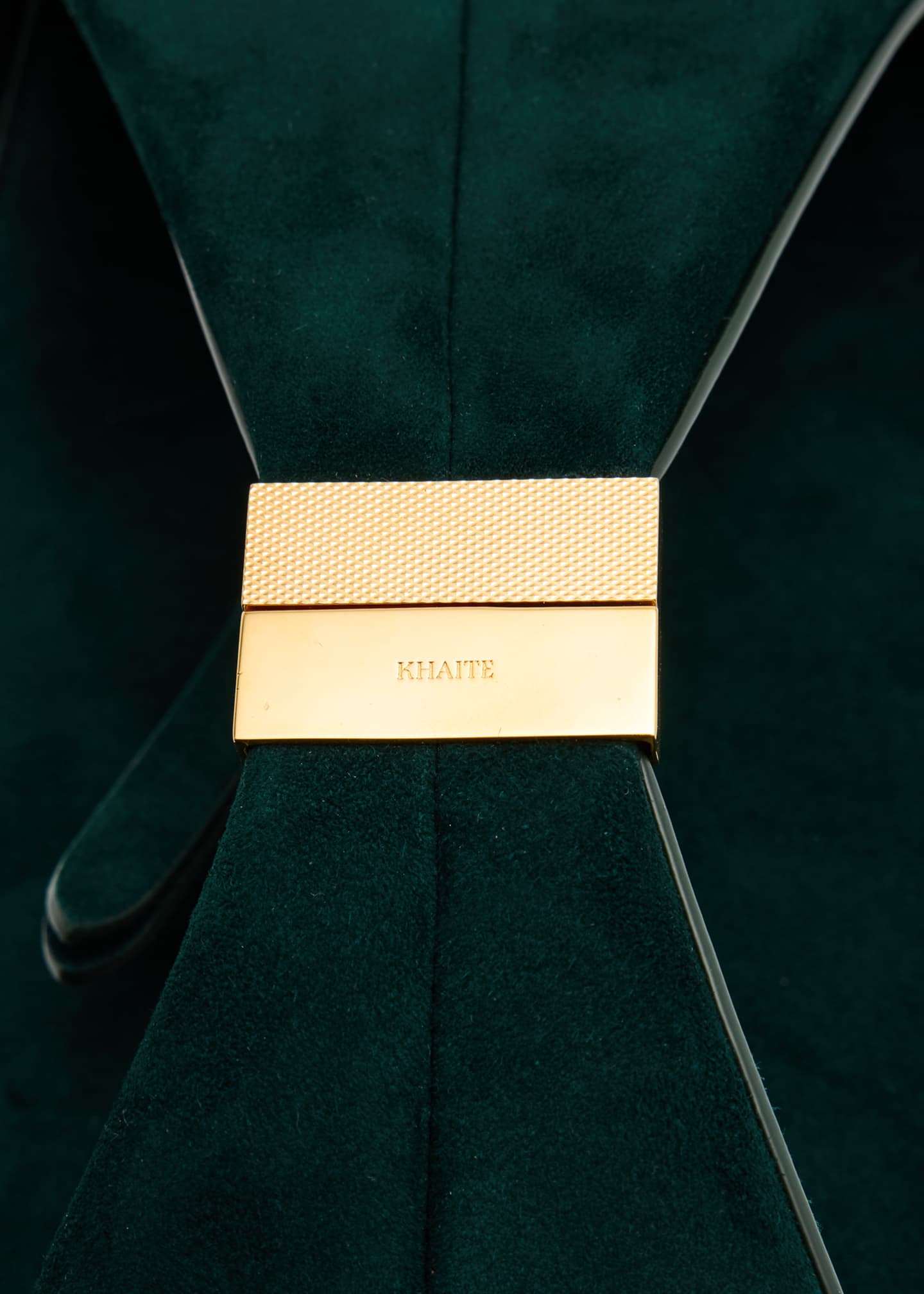 Khaite Olivia Small Suede Shoulder Bag Image 6 of 6