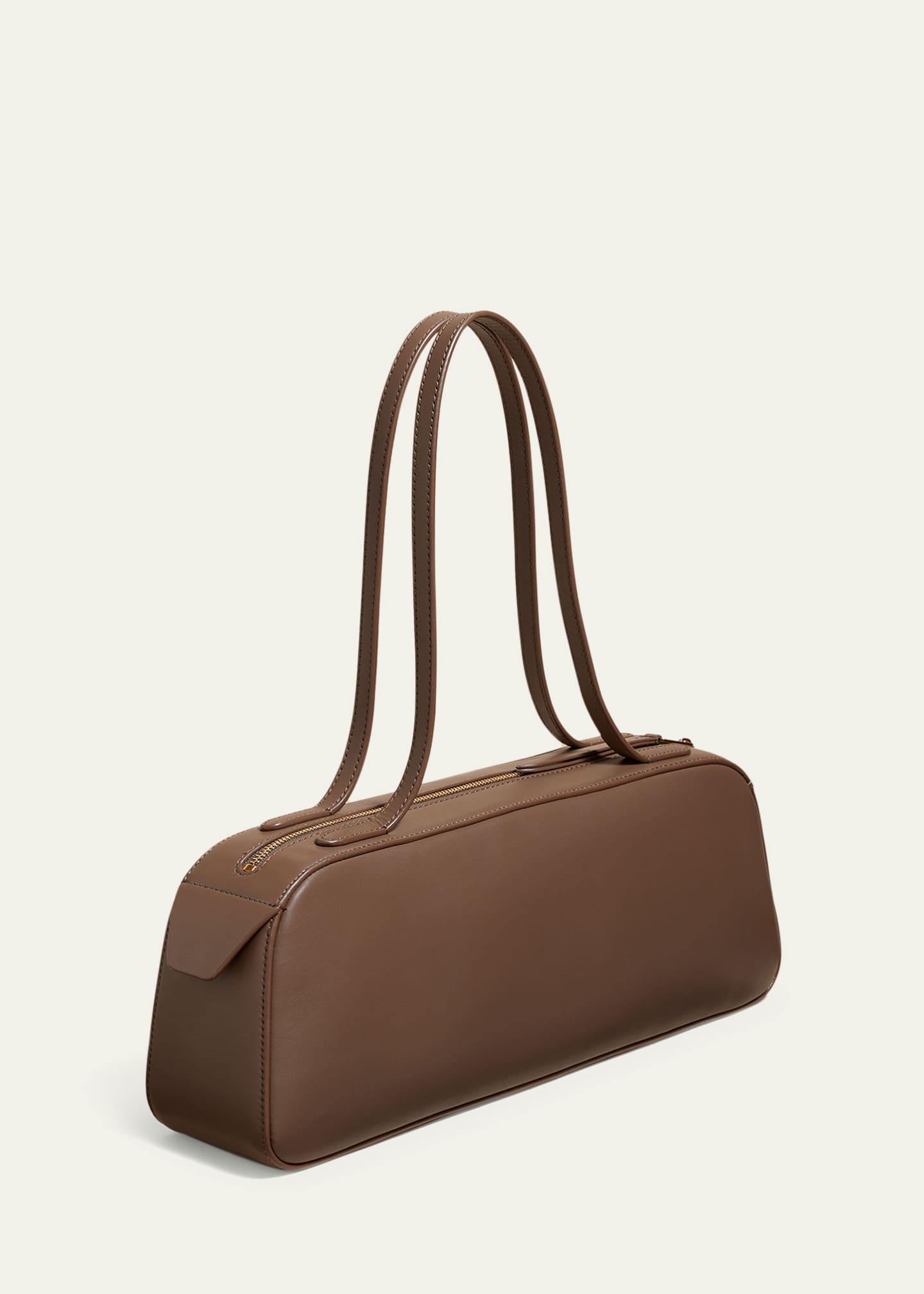 Khaite Simona Zip Leather Shoulder Bag Image 3 of 6