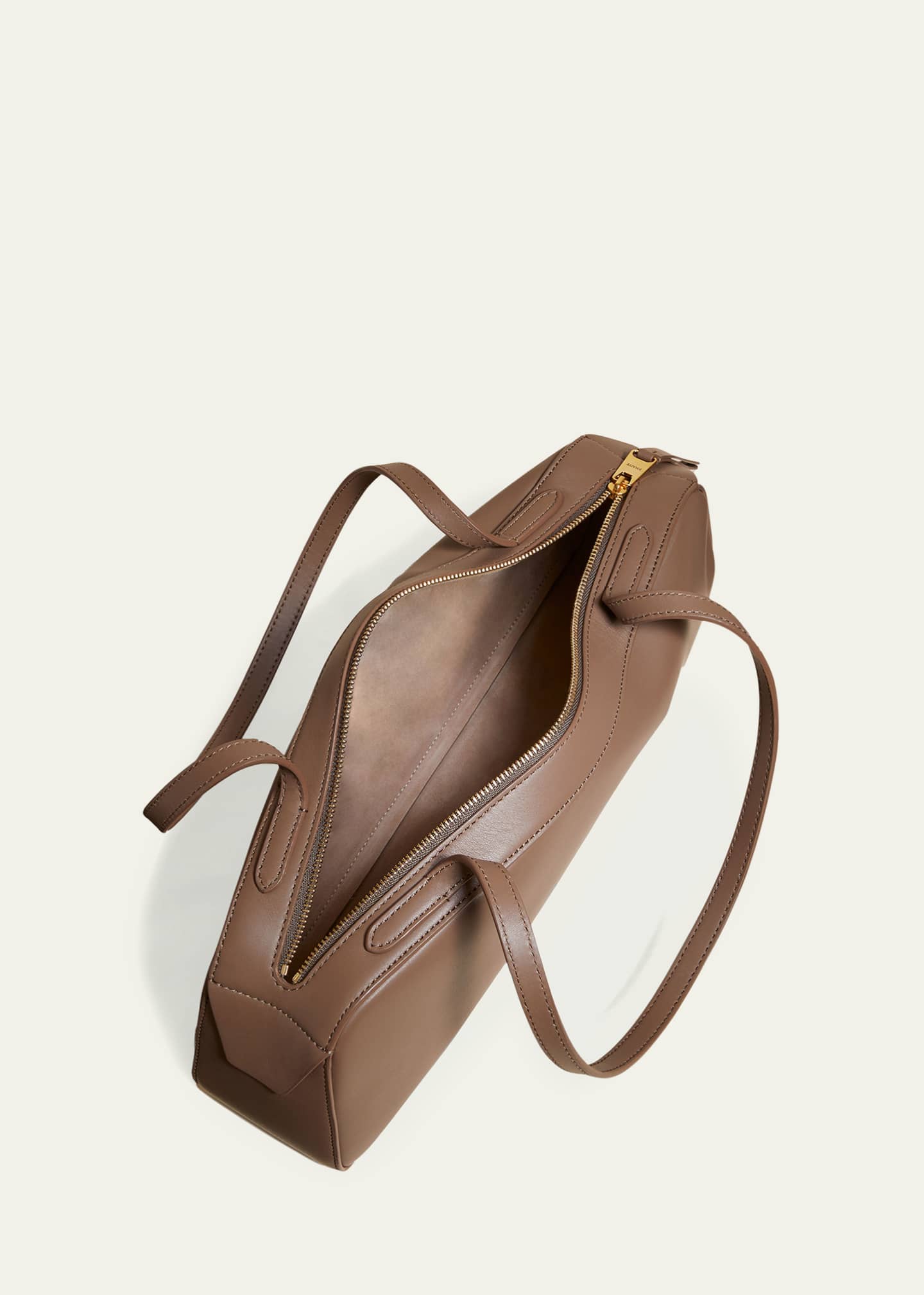 Khaite Simona Zip Leather Shoulder Bag Image 4 of 6