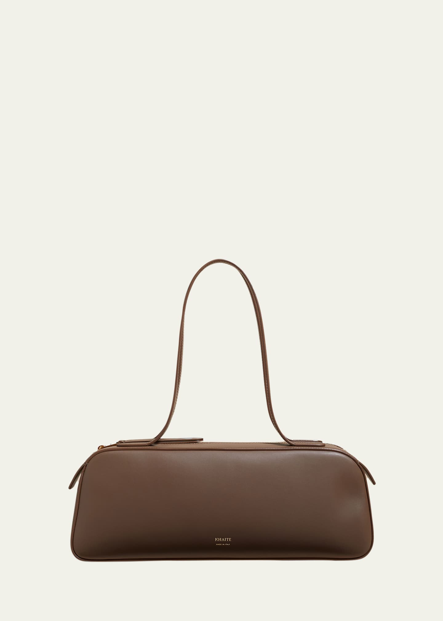 Khaite Simona Zip Leather Shoulder Bag Image 1 of 6