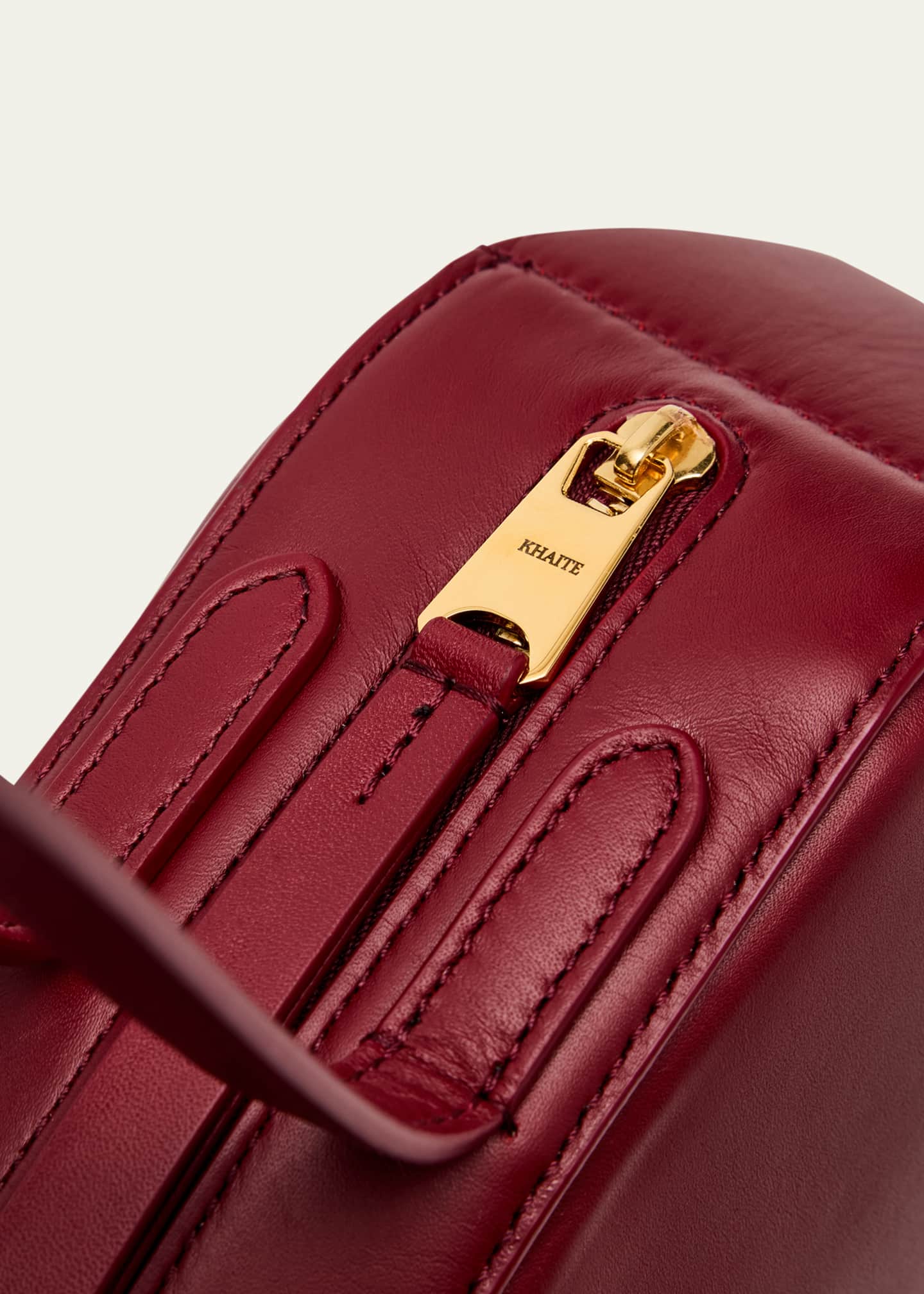 Khaite Simona Zip Leather Shoulder Bag - Bergdorf Goodman