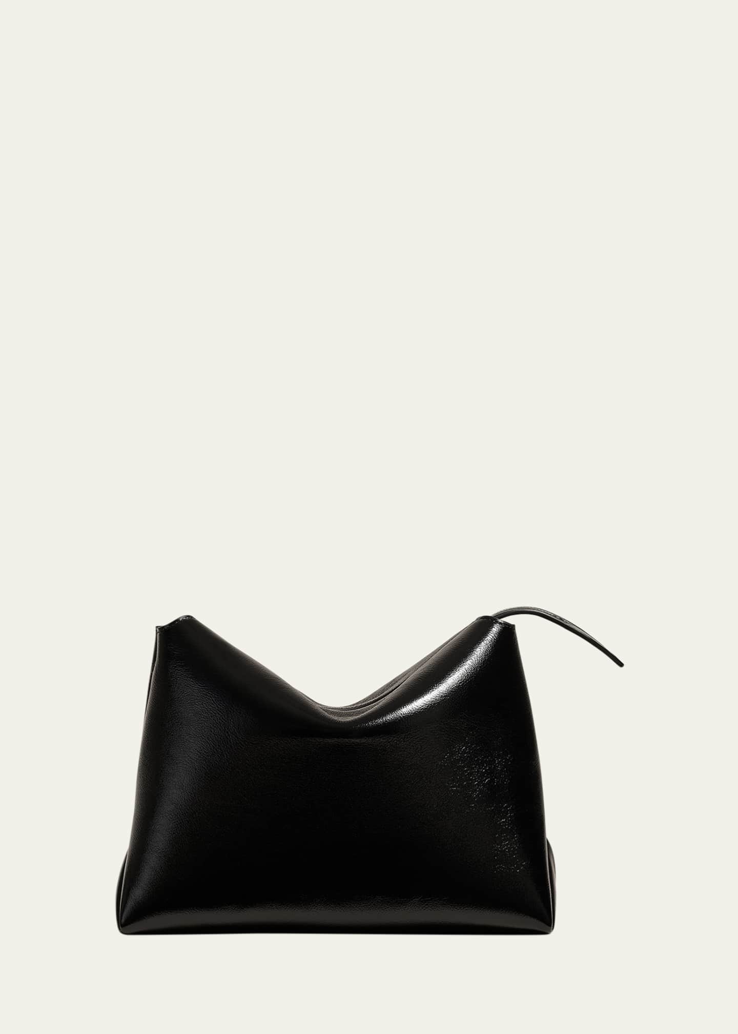 Khaite Lina Medium Crackled Patent Crossbody Bag Image 1 of 6
