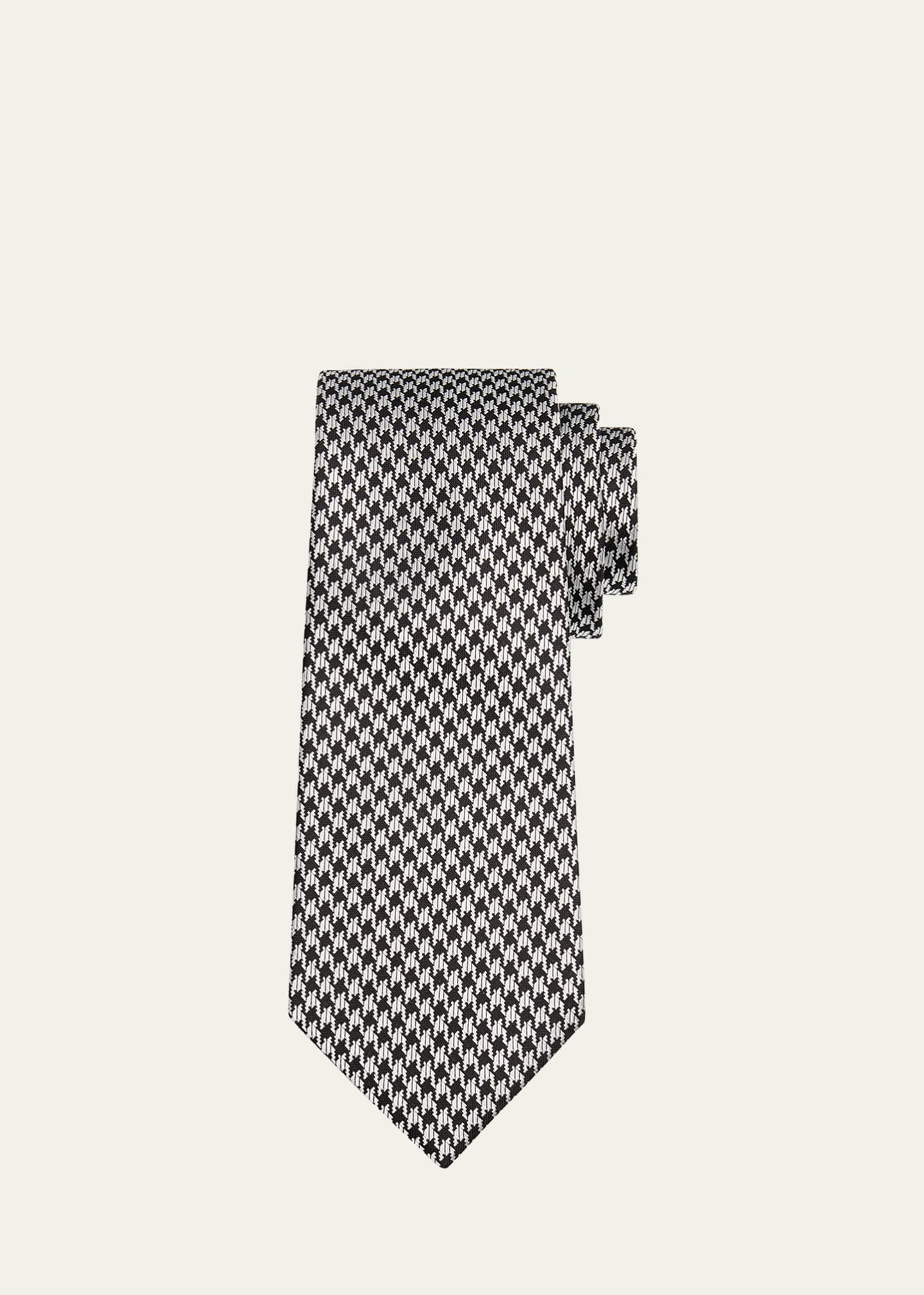 TOM FORD Men's Houndstooth Silk Tie
