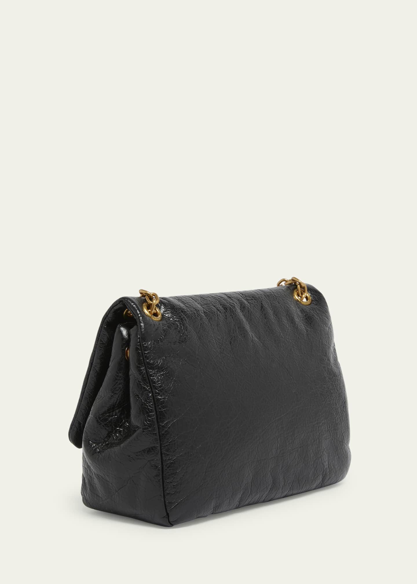 Balenciaga Monaco Mini Leather Chain Shoulder Bag Image 3 of 5