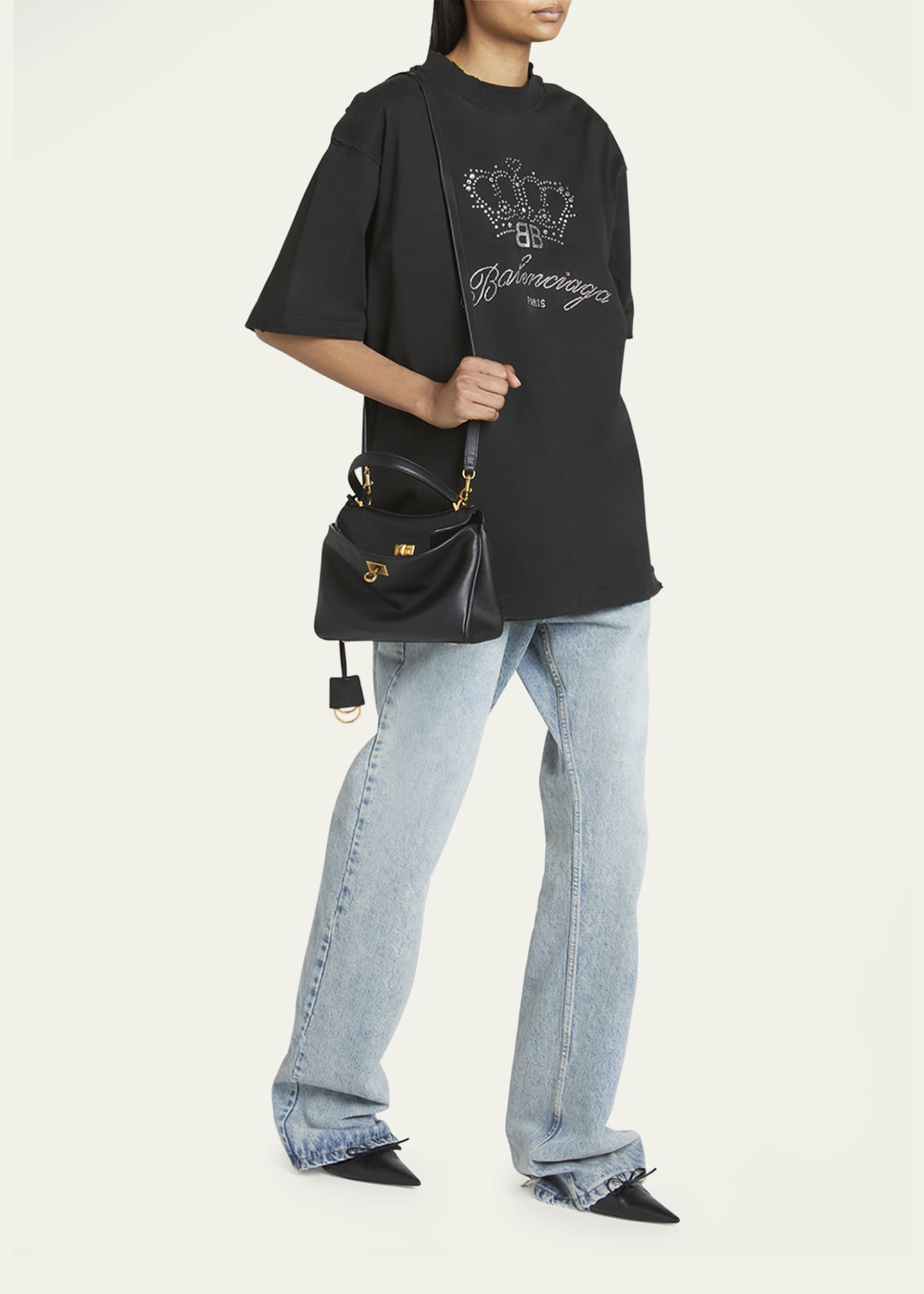 Rodeo Mini Leather Top-Handle Bag