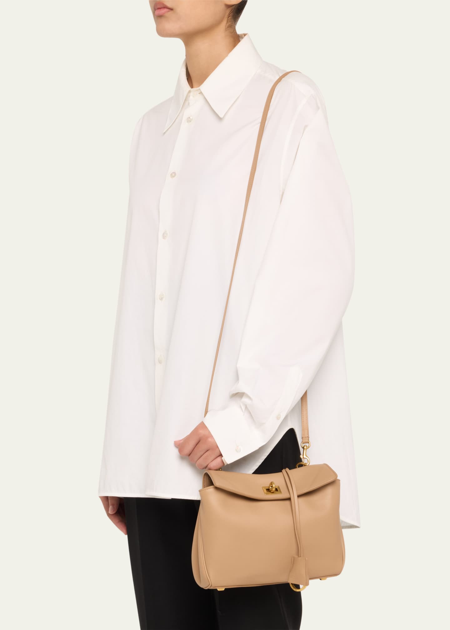 Balenciaga Rodeo Mini Leather Top-Handle Bag Image 2 of 6