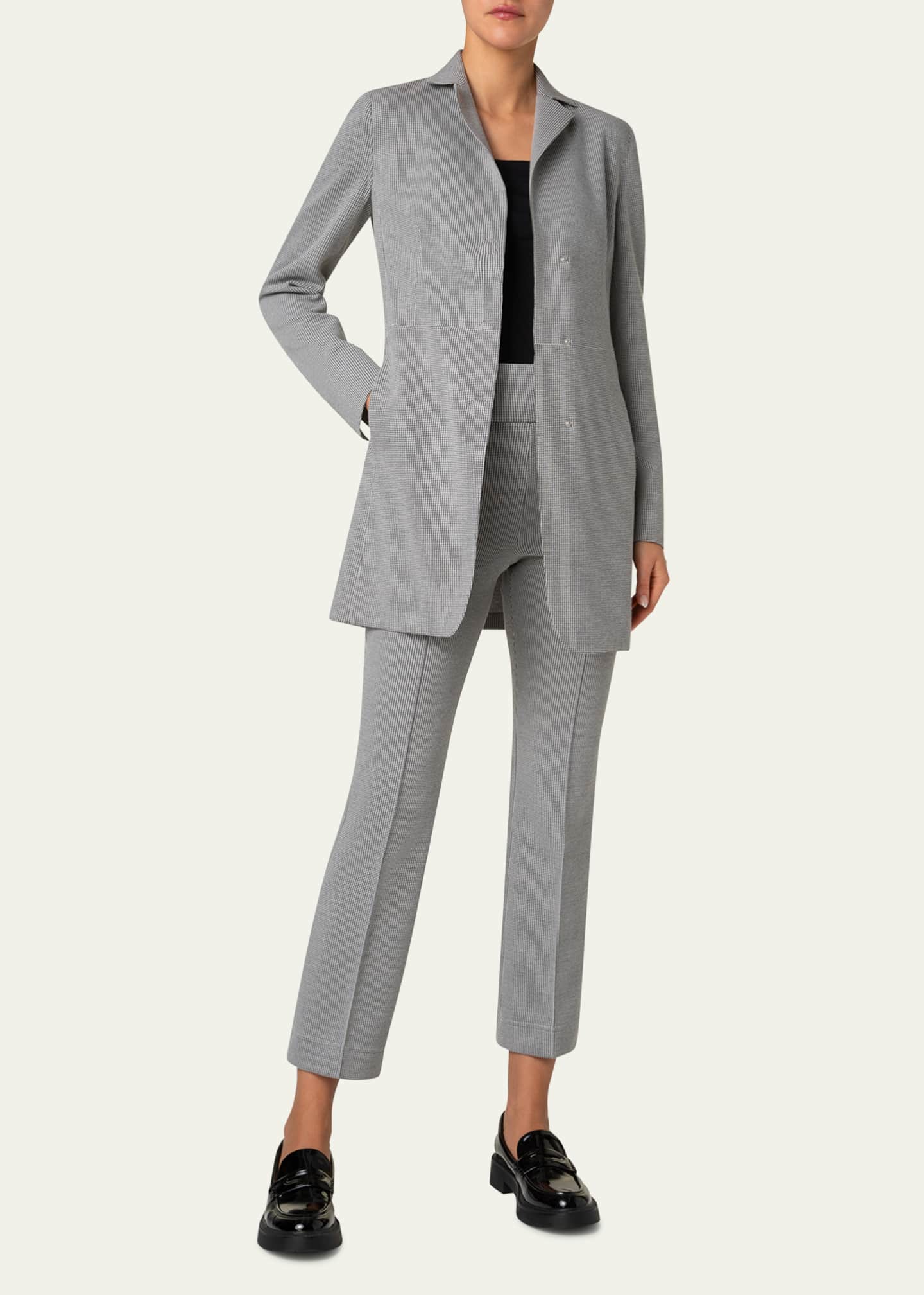 Akris punto Long Bonding Jacket Image 2 of 5