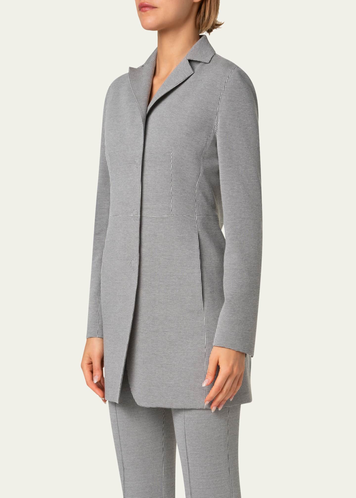 Akris punto Long Bonding Jacket Image 4 of 5