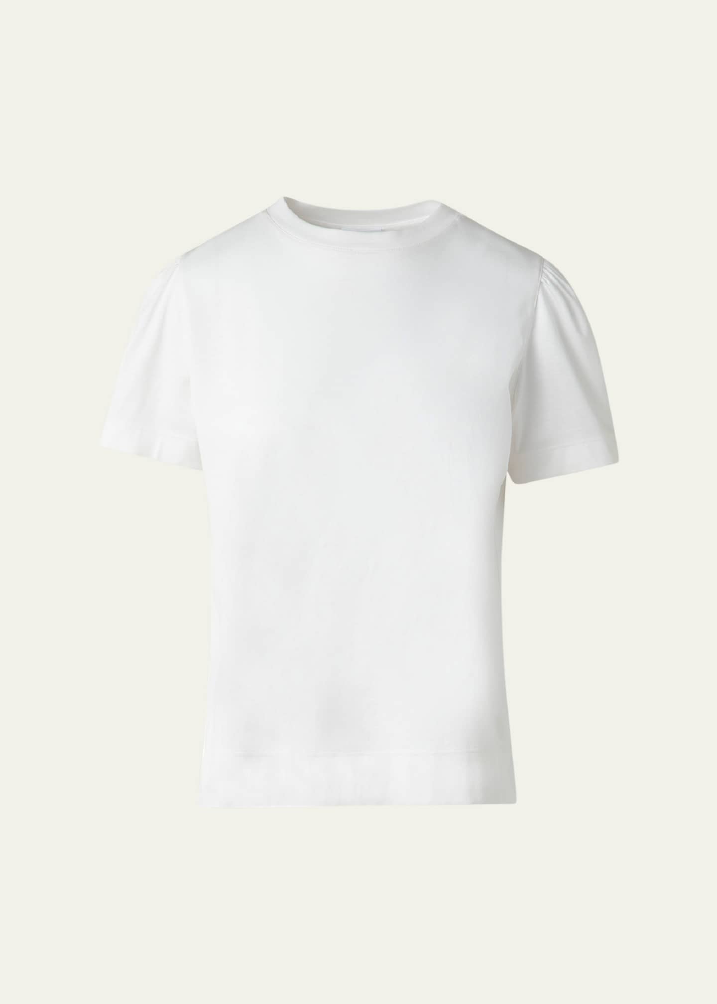 Akris punto Straight Cotton Jersey T-Shirt Image 1 of 5