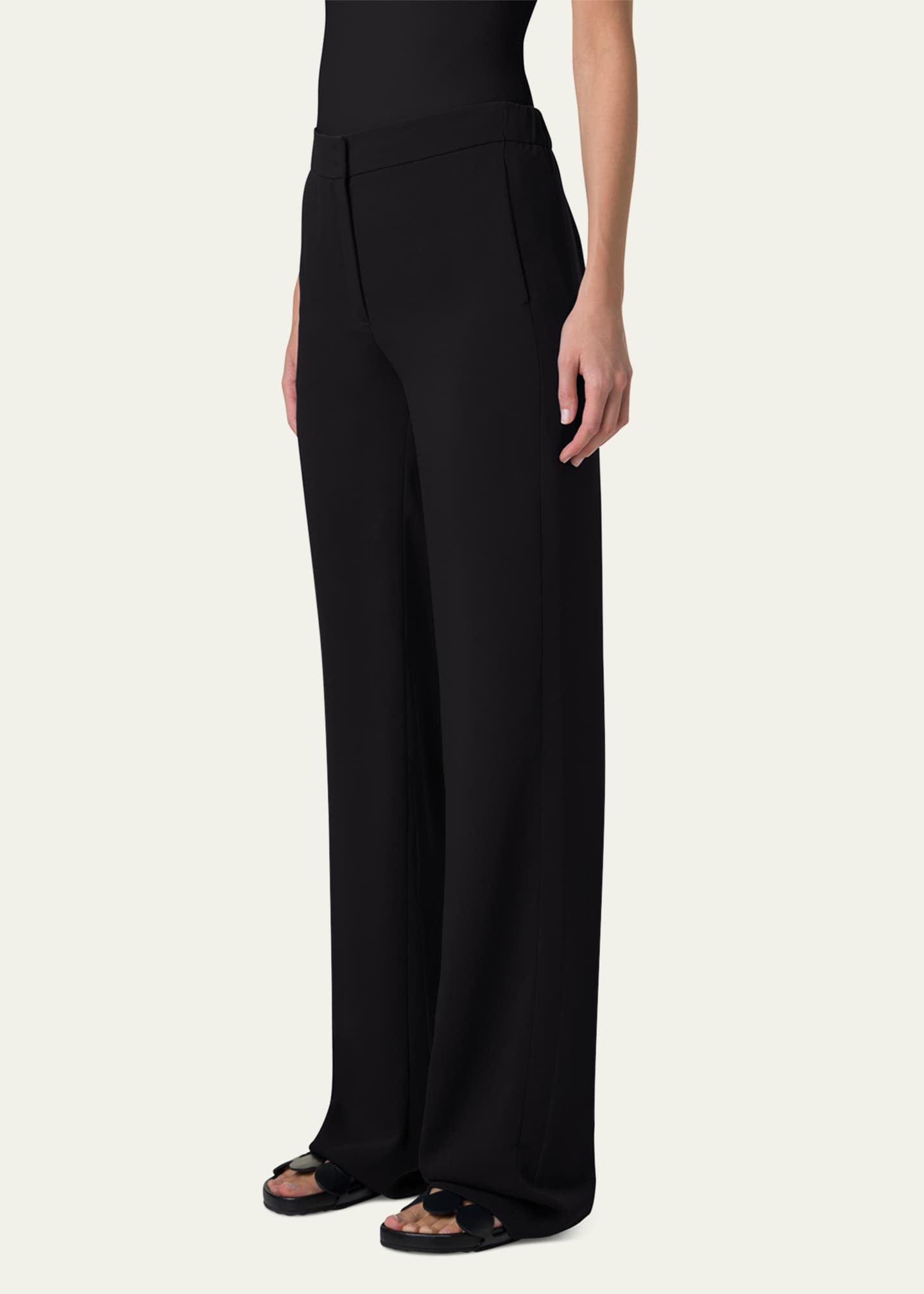 Akris punto Marla Signature Lasercut Pants Image 4 of 5