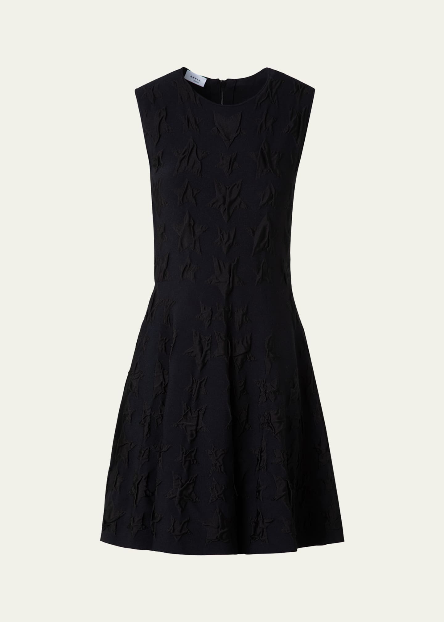 Akris punto 3D Star Jacquard Knit Mini Dress Image 1 of 5