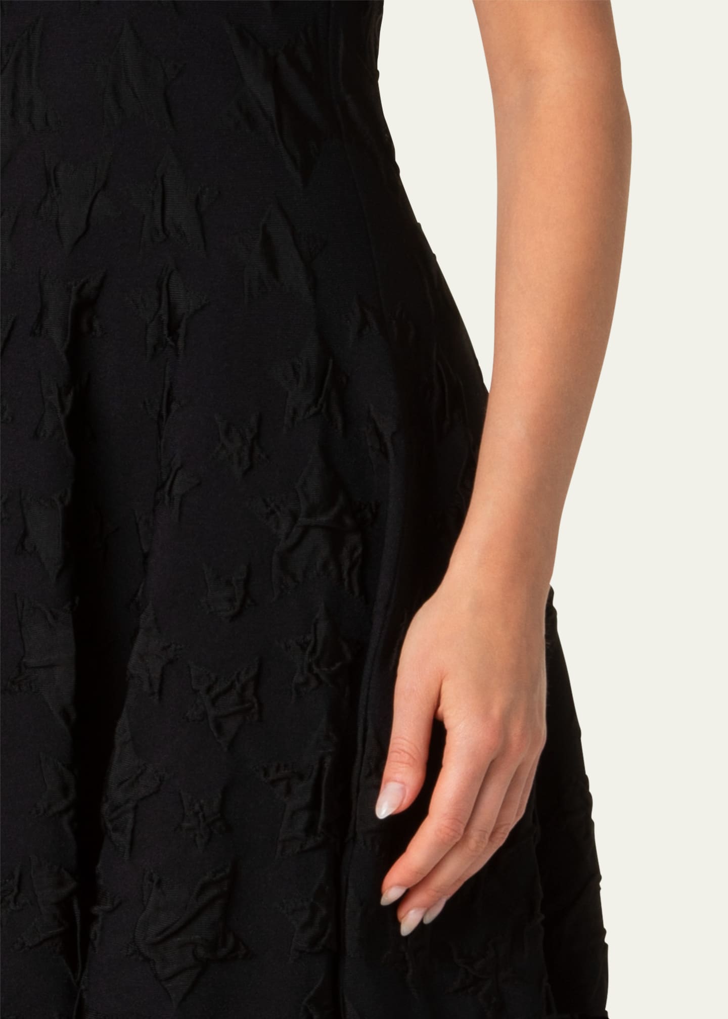 Akris punto 3D Star Jacquard Knit Mini Dress Image 5 of 5