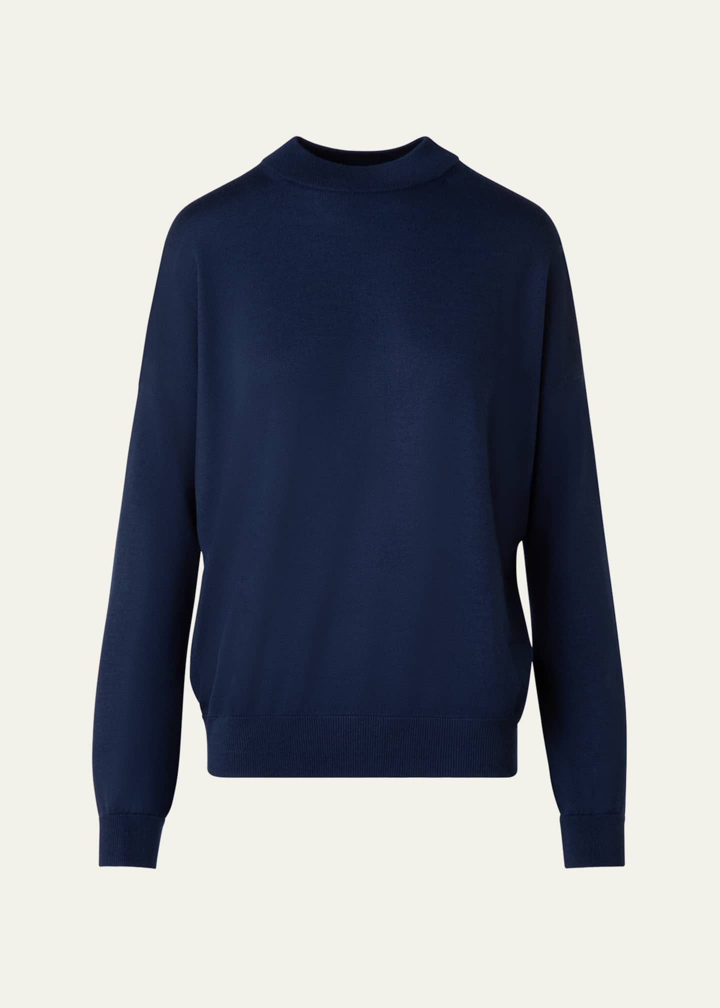 Akris punto Mock Neck Merino Wool Sweater Image 1 of 5
