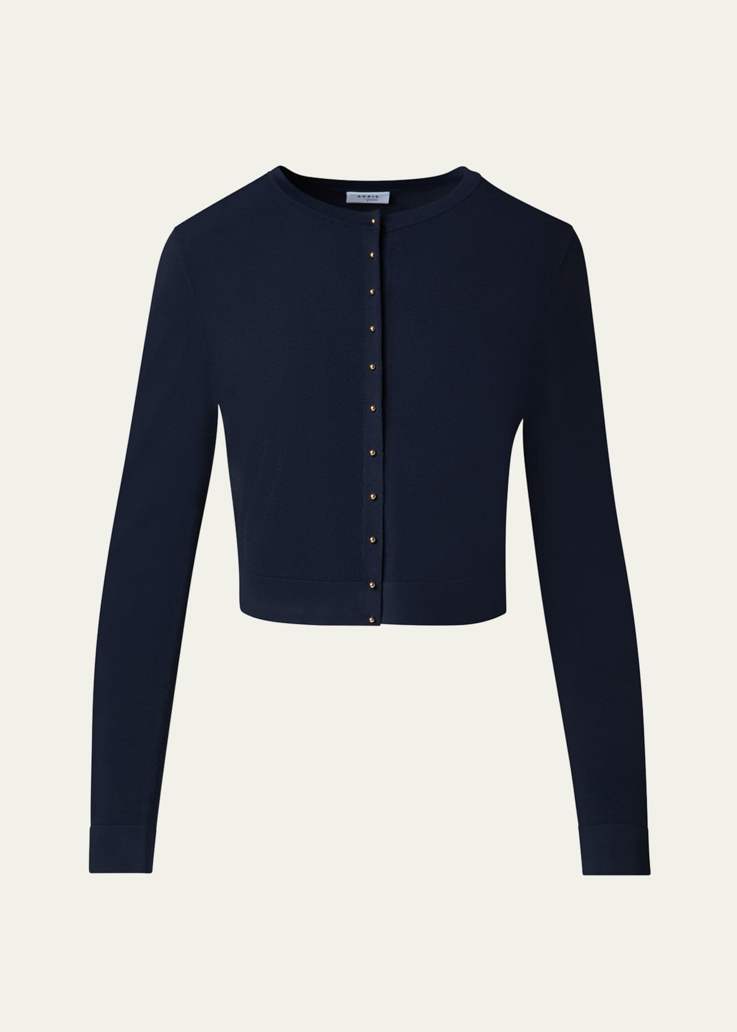 Akris punto Fitted Knit Cardigan Image 1 of 5
