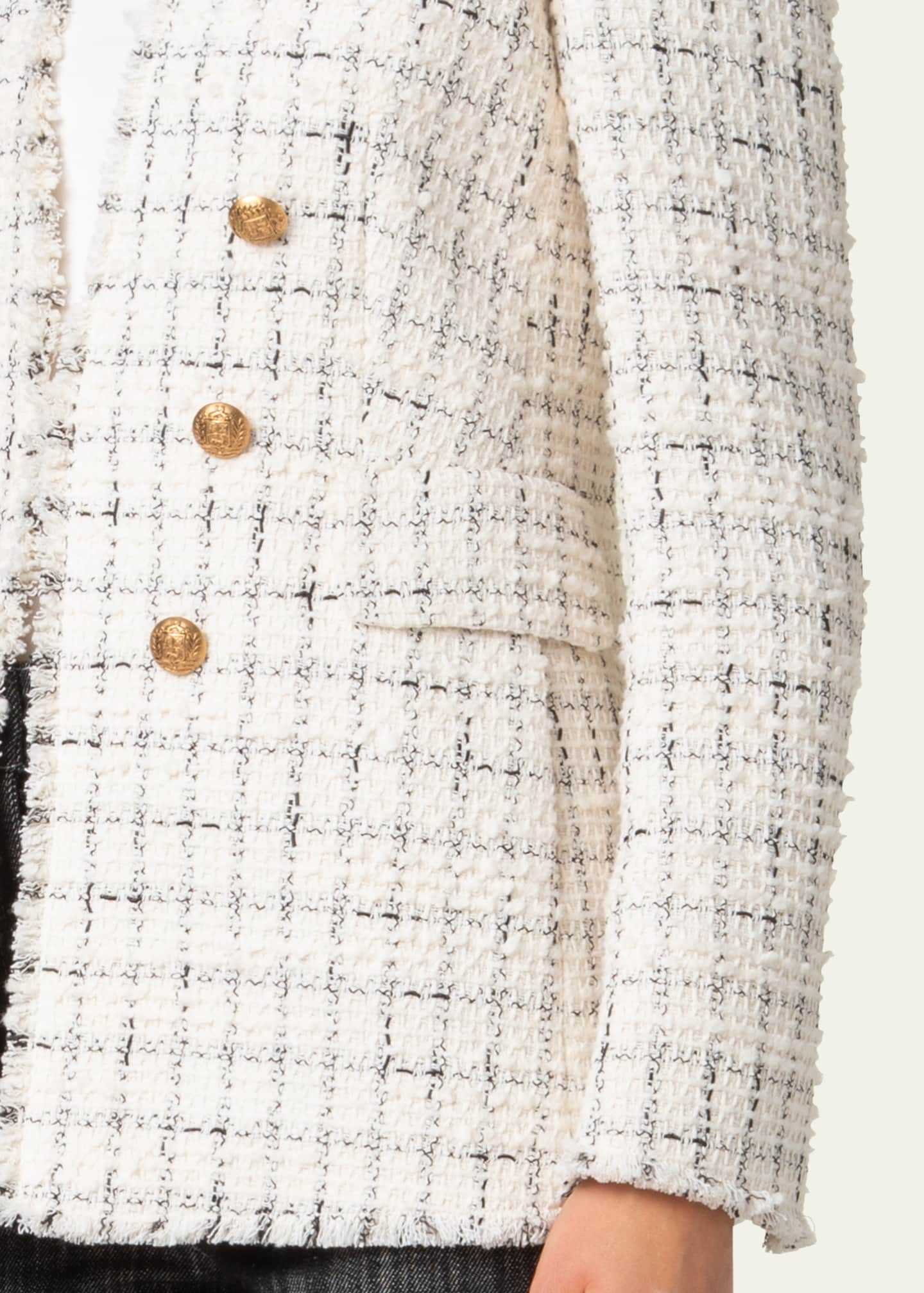 Akris punto Small Window Check Tweed Blazer Image 5 of 5