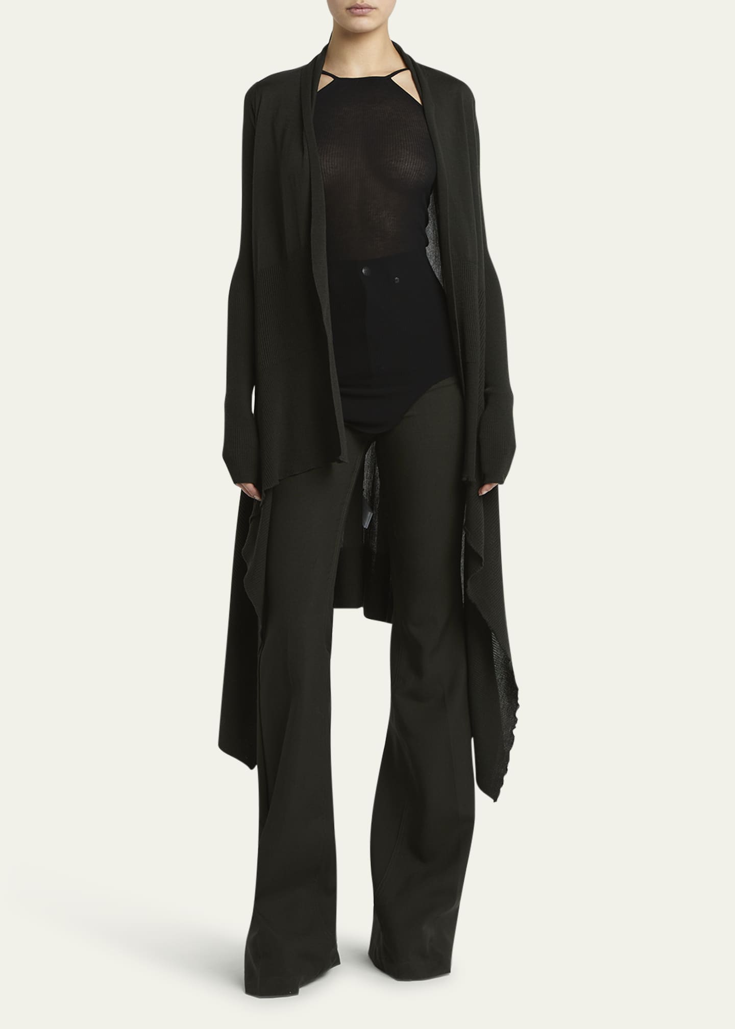 Olive Recon Wrap Cardigan