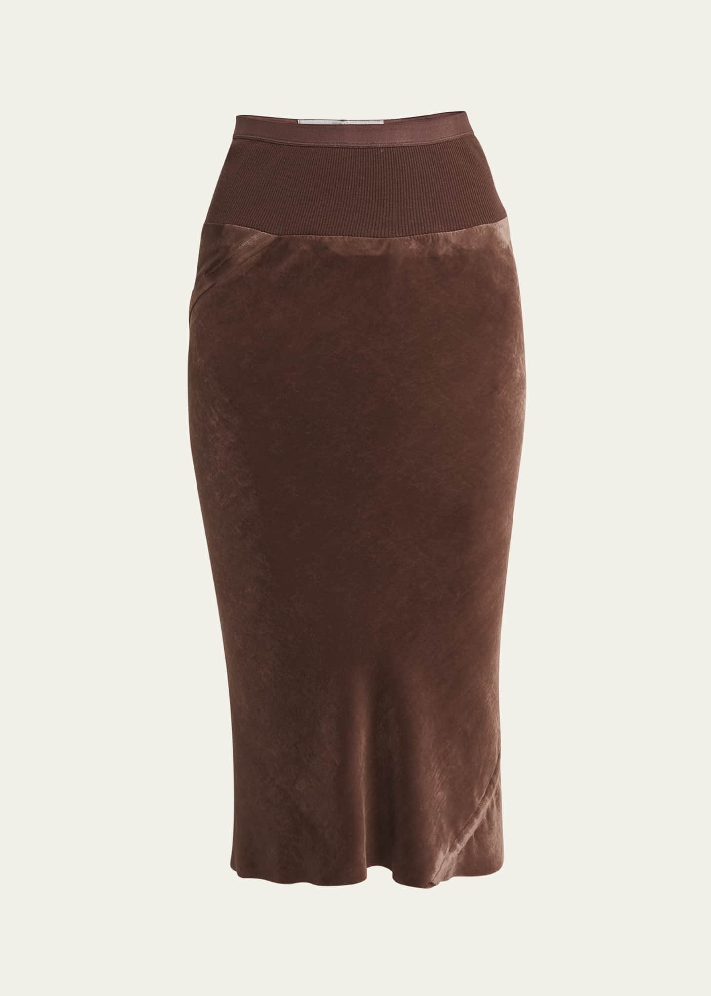 Velvet skirt knee length new arrivals