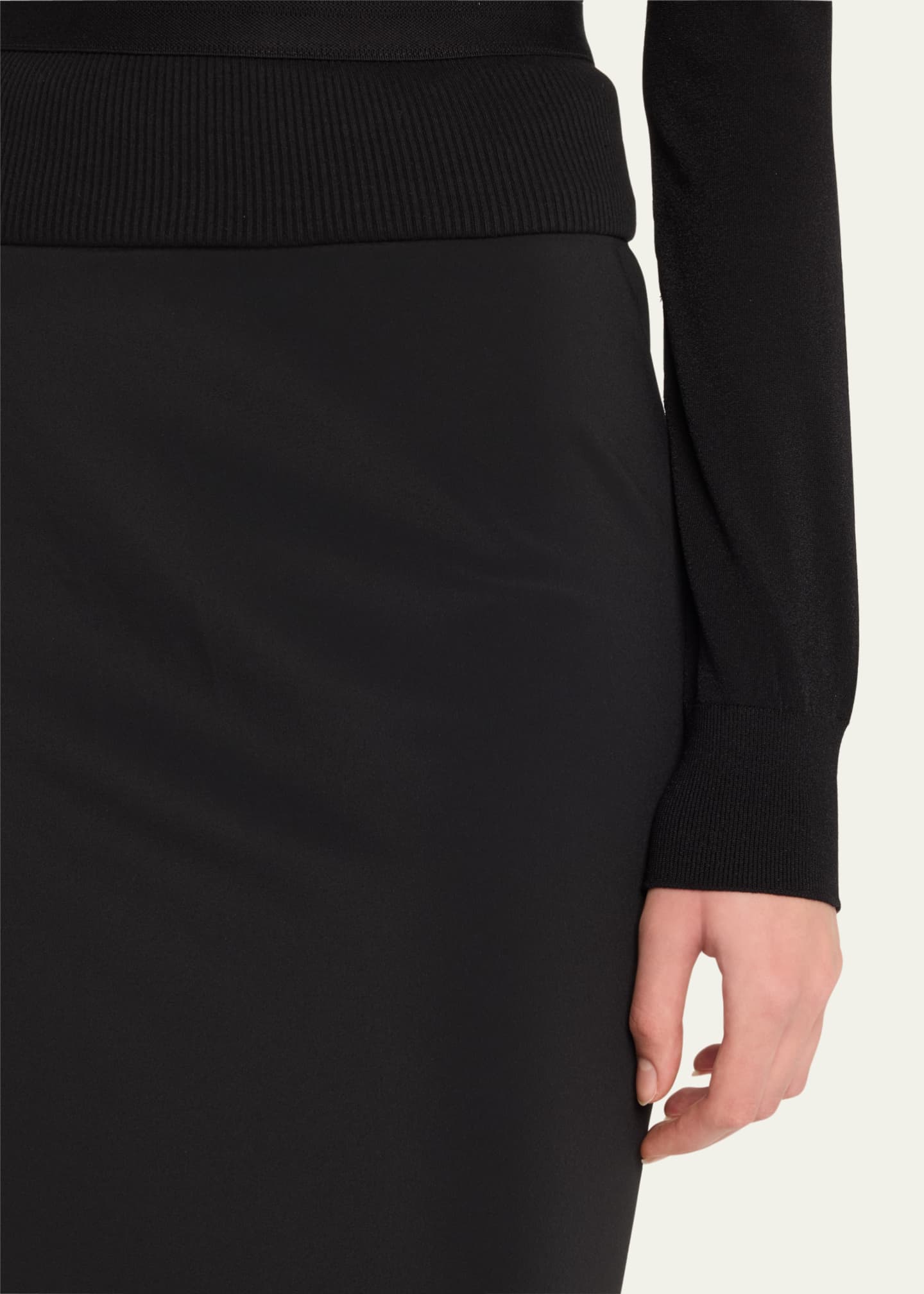 Rick Owens Calf Length Bias Skirt Image 5 of 5