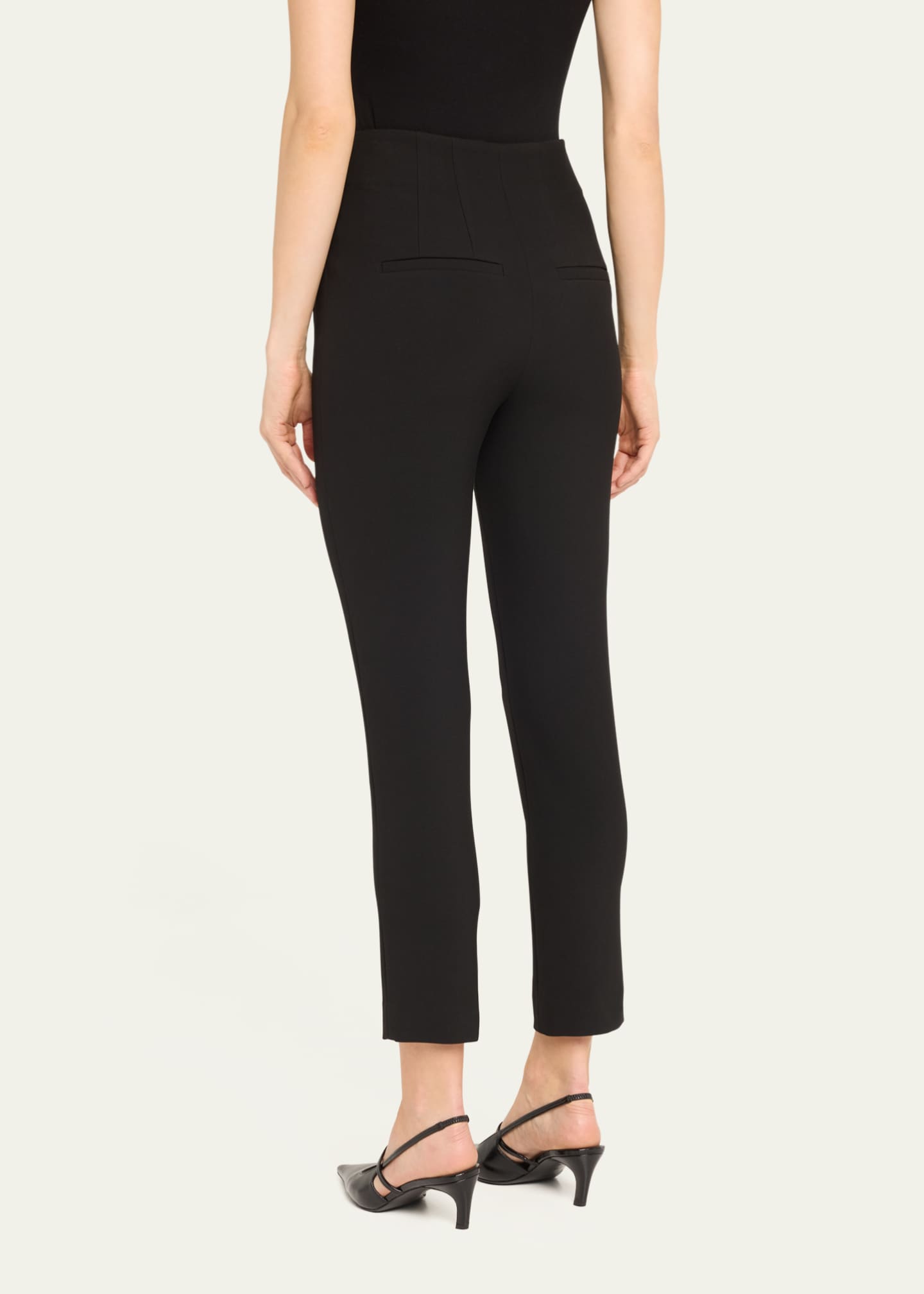 Veronica Beard Stila Straight Ankle Pants Image 3 of 5