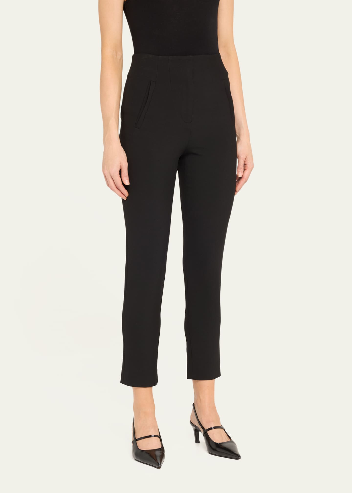 Veronica Beard Stila Straight Ankle Pants Image 4 of 5