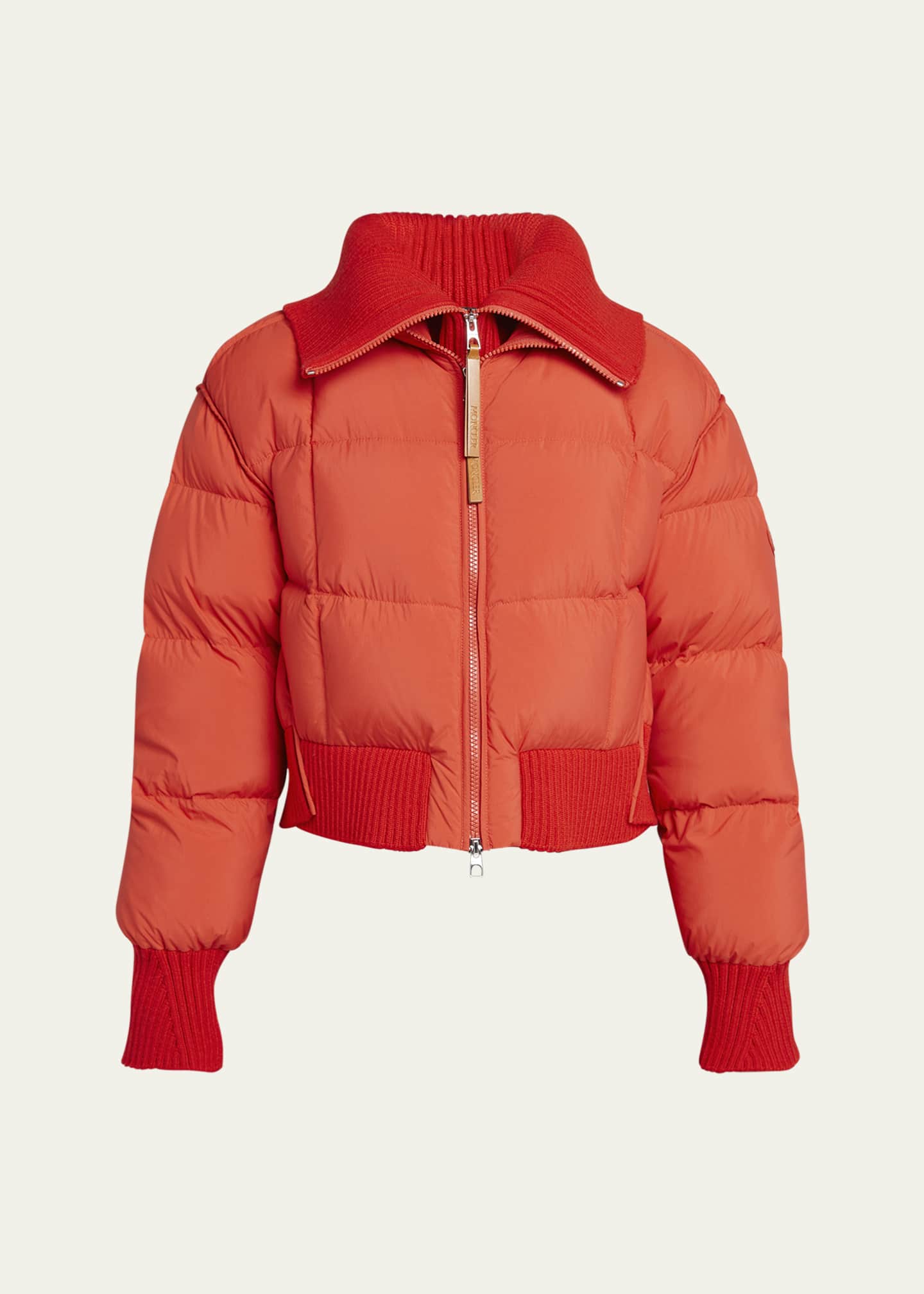 Moncler Jadeite Puffer Bomber Jacket Bergdorf Goodman