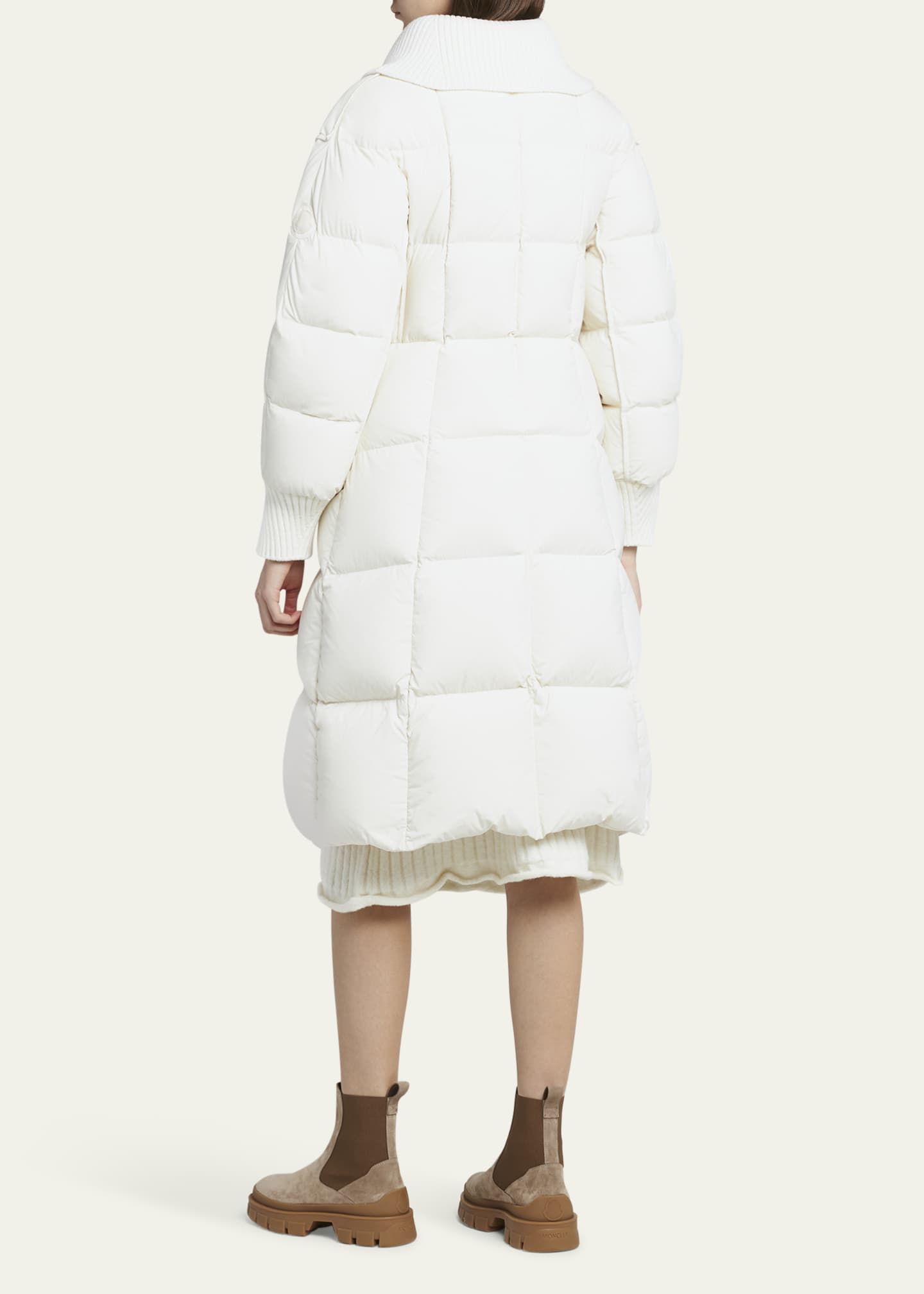 Moncler Brerelle Long Puffer Coat Image 3 of 5