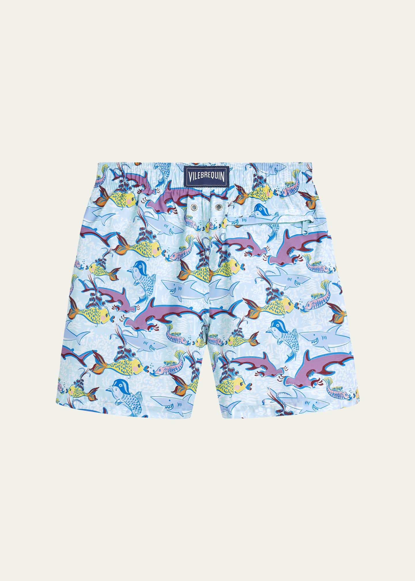 Vilebrequin Boy's French Sea History Swim Shorts, Size 2-14 Image 2 of 2