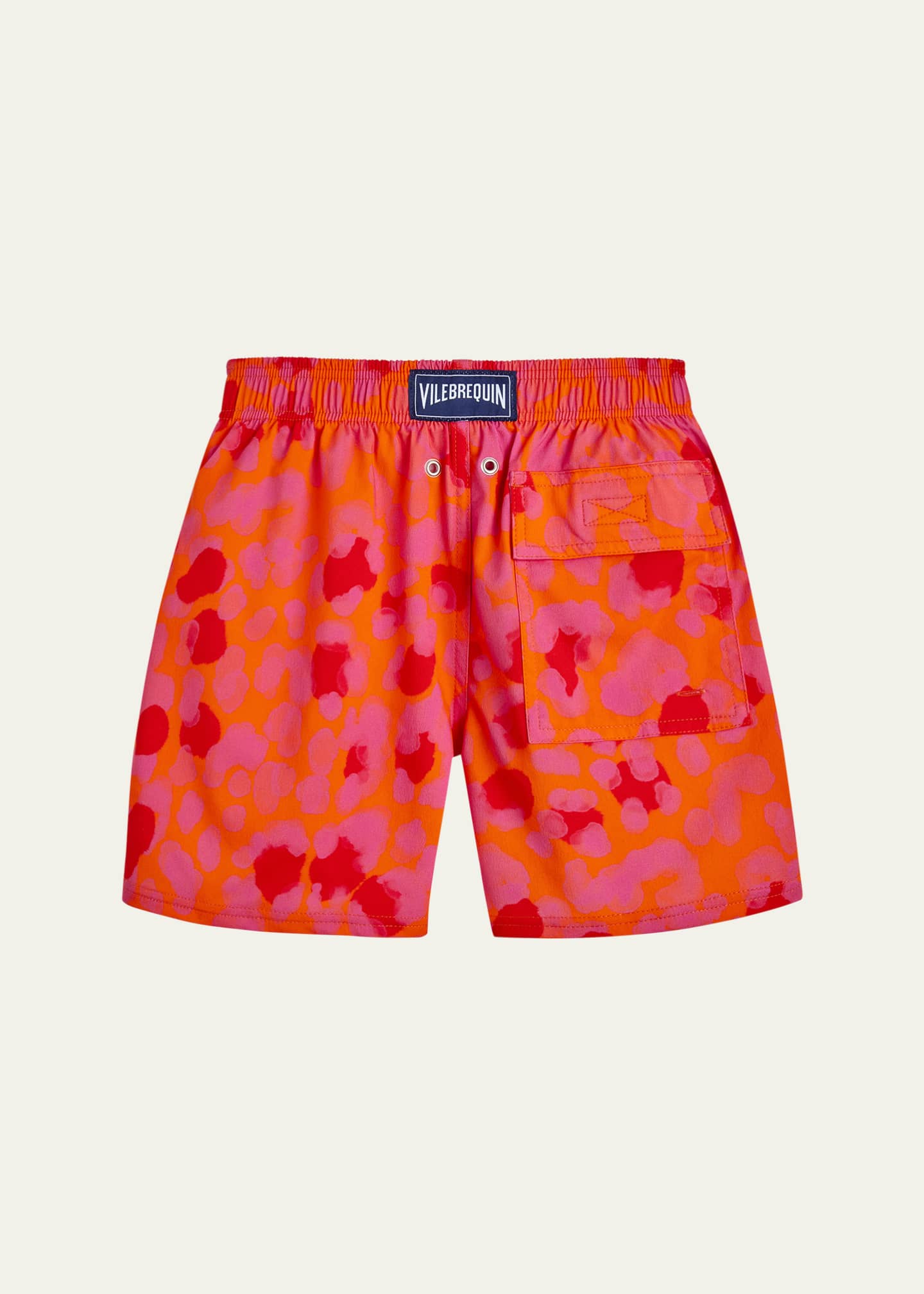Vilebrequin Boy's Leopard-Print Swim Shorts, Size 2-14 Image 2 of 2