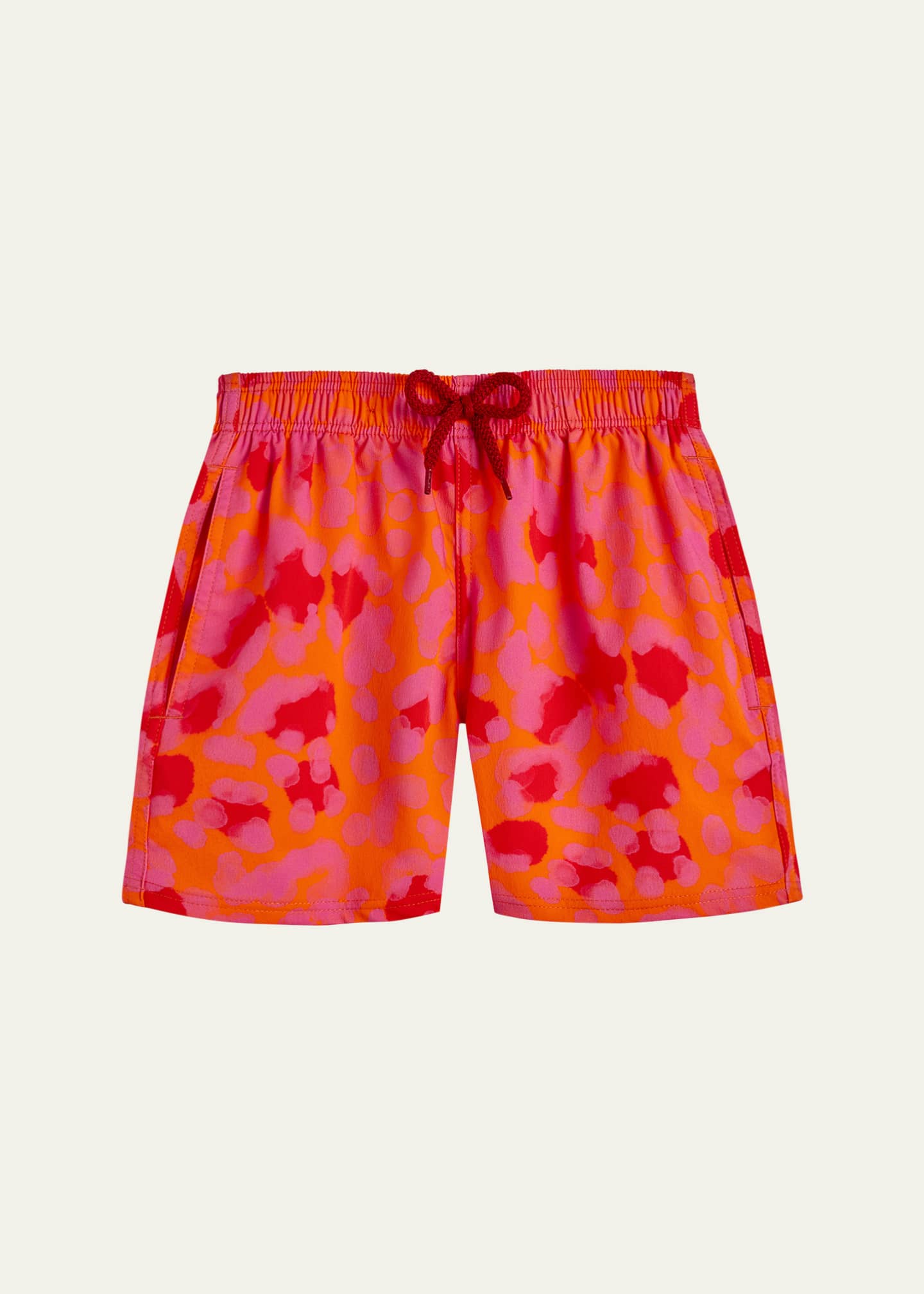 Vilebrequin Boy's Leopard-Print Swim Shorts, Size 2-14 Image 1 of 2
