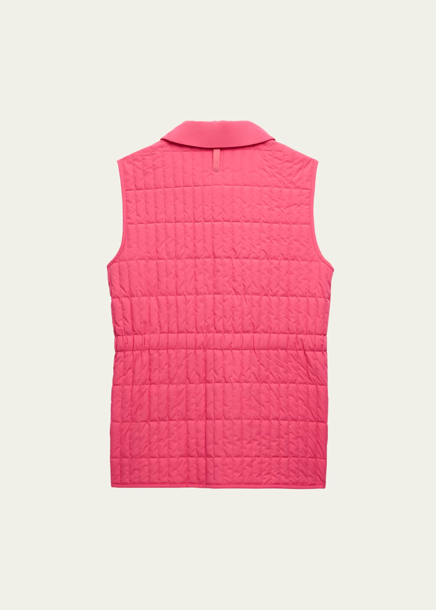 Mackage Girl's Naya Logo-Print Quilted Vest, Size 8-14 Image 2 of 3