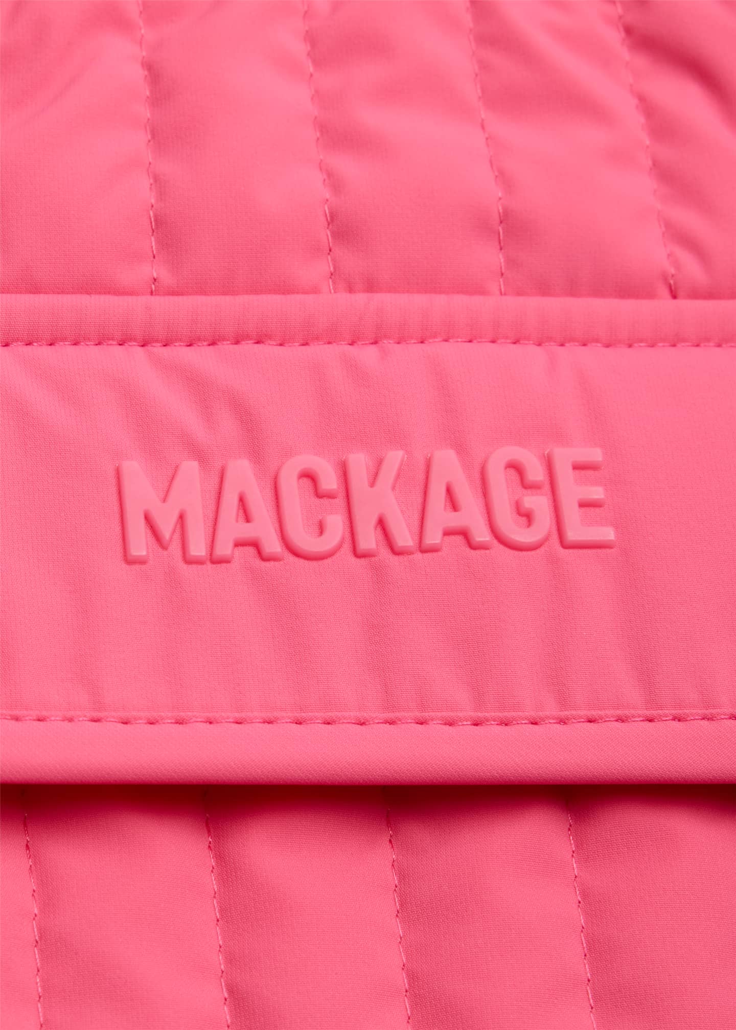 Mackage Girl's Naya Logo-Print Quilted Vest, Size 8-14 Image 3 of 3