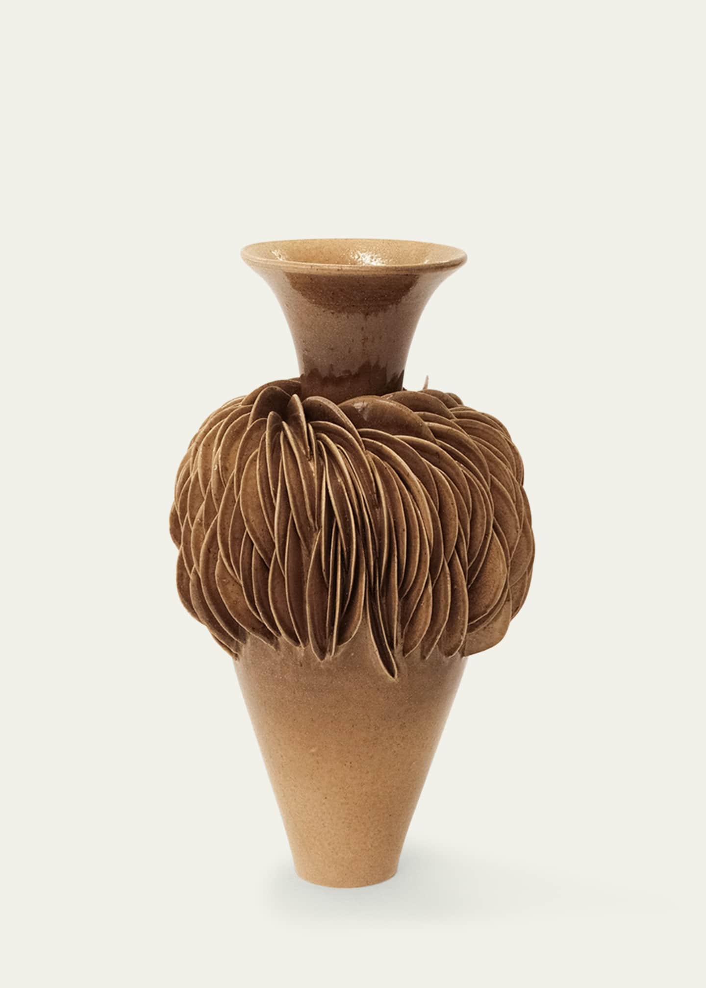 LORENE CAVAGNA CERAMIQUE Fractal Stoneware Vase, 14" Image 2 of 3