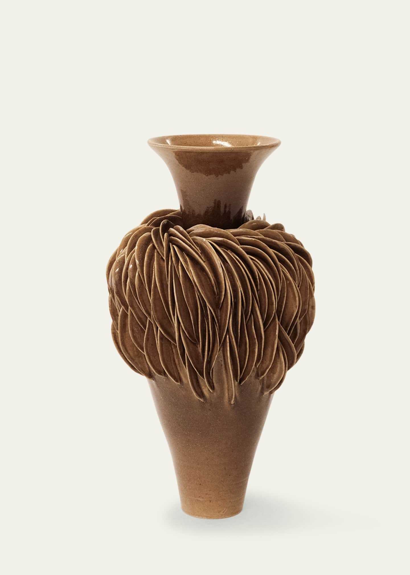 LORENE CAVAGNA CERAMIQUE Fractal Stoneware Vase, 14" Image 3 of 3