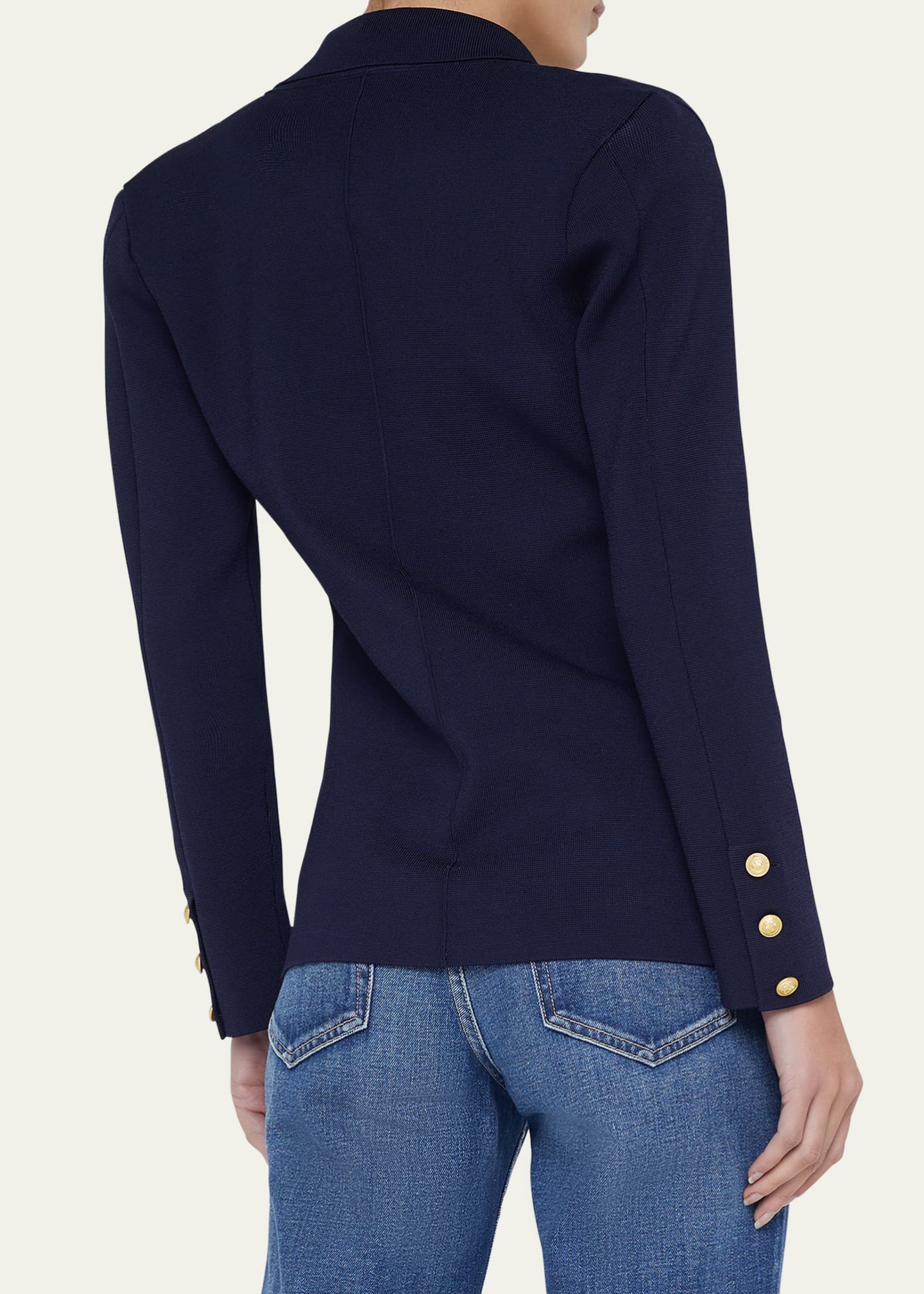 L'Agence Chamberlain Knit Blazer Image 3 of 5