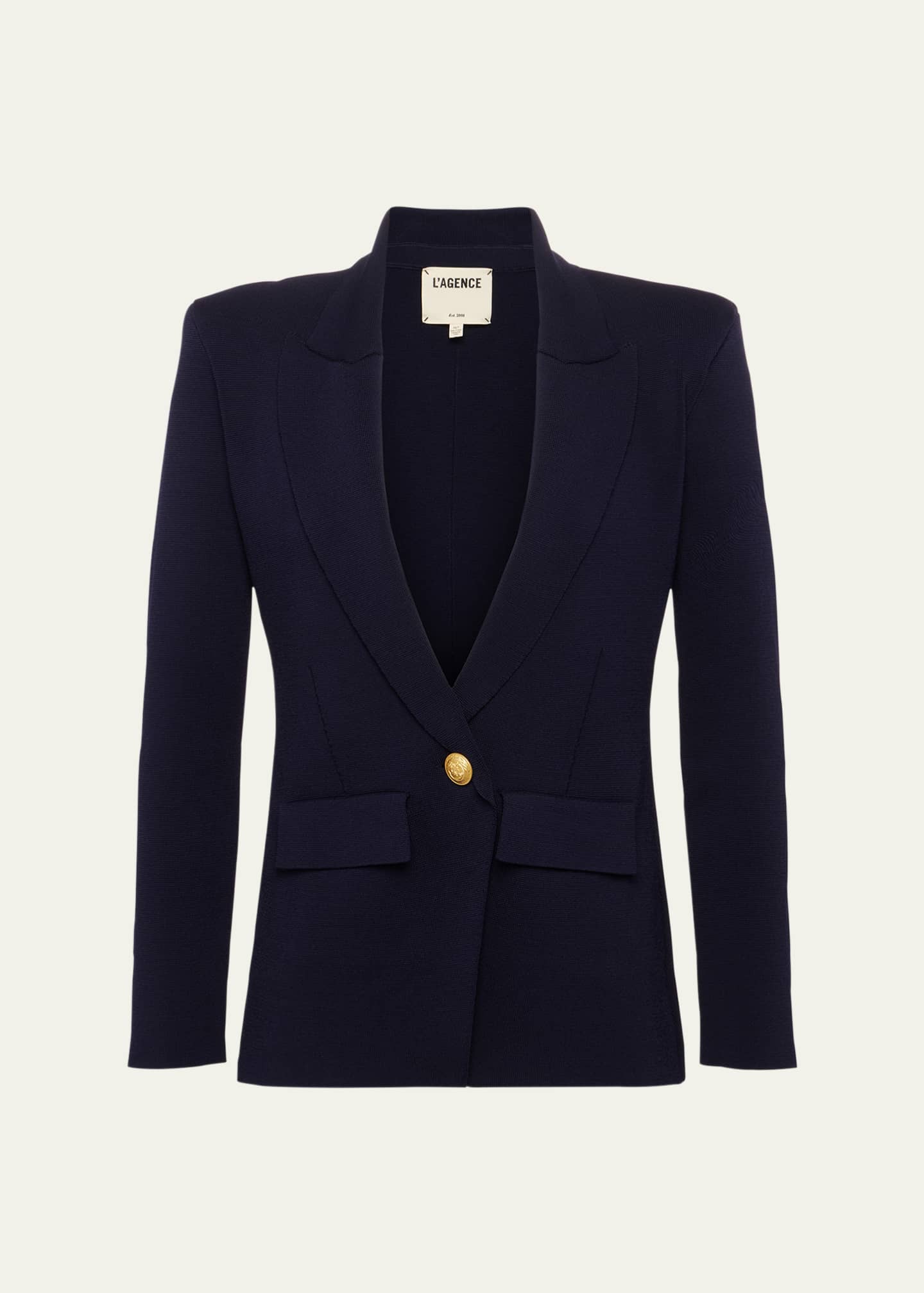 L'Agence Chamberlain Knit Blazer Image 1 of 5