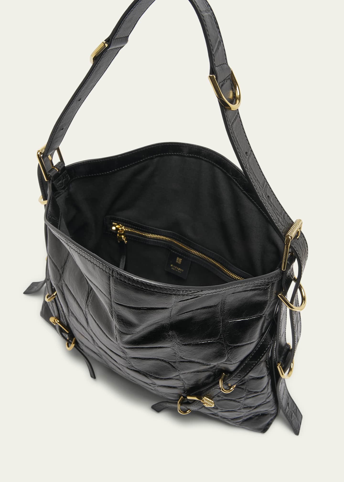 Givenchy Voyou Medium Bag in Embossed Leather - Bergdorf Goodman