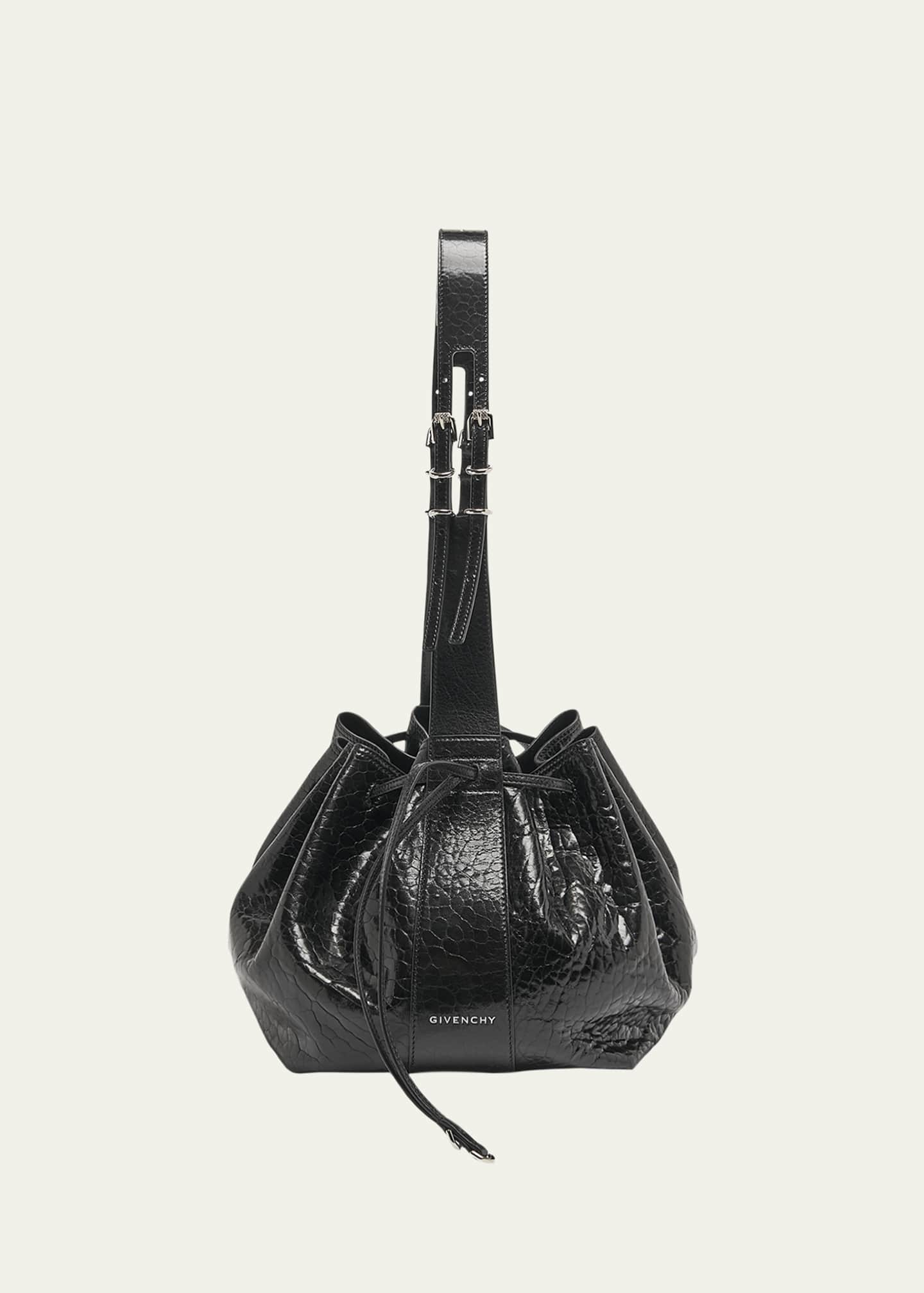 Givenchy Pumpkin Medium Shoulder Bag in Embossed Leather