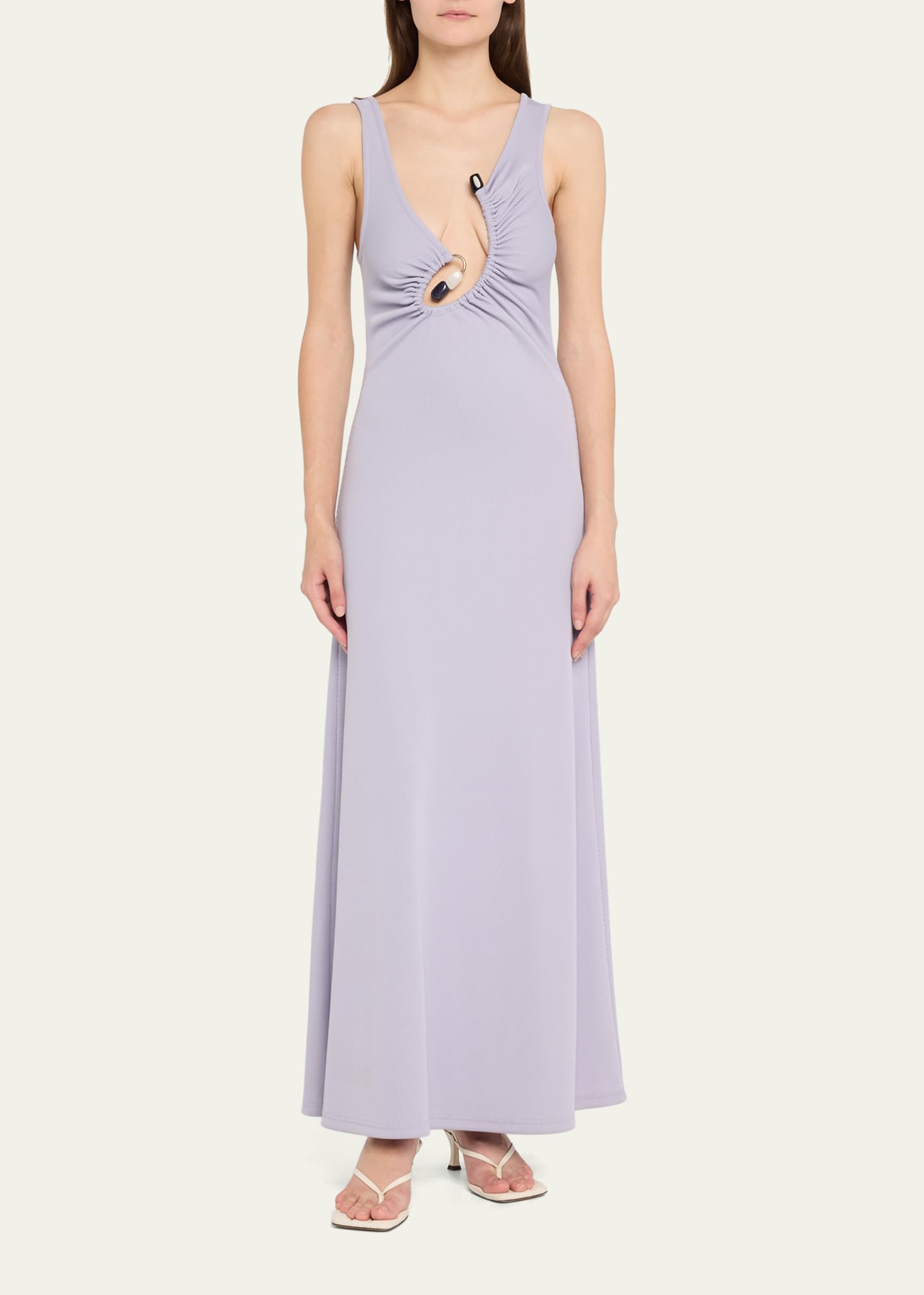 Christopher Esber Spiral Crystal Tank Maxi Dress Image 2 of 5