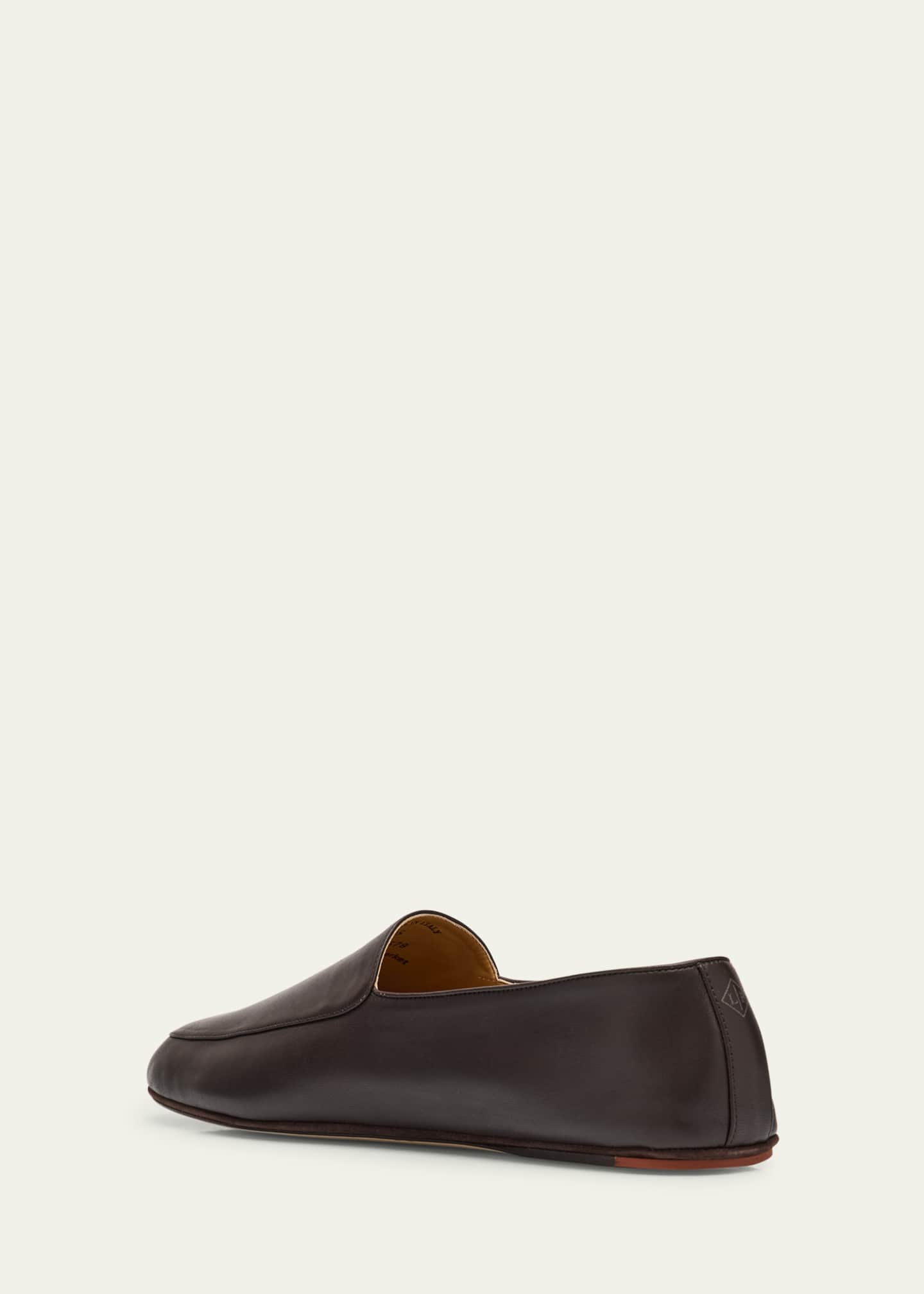 Loro Piana Men's Anton Walk Soft Lambskin Loafers Image 4 of 6