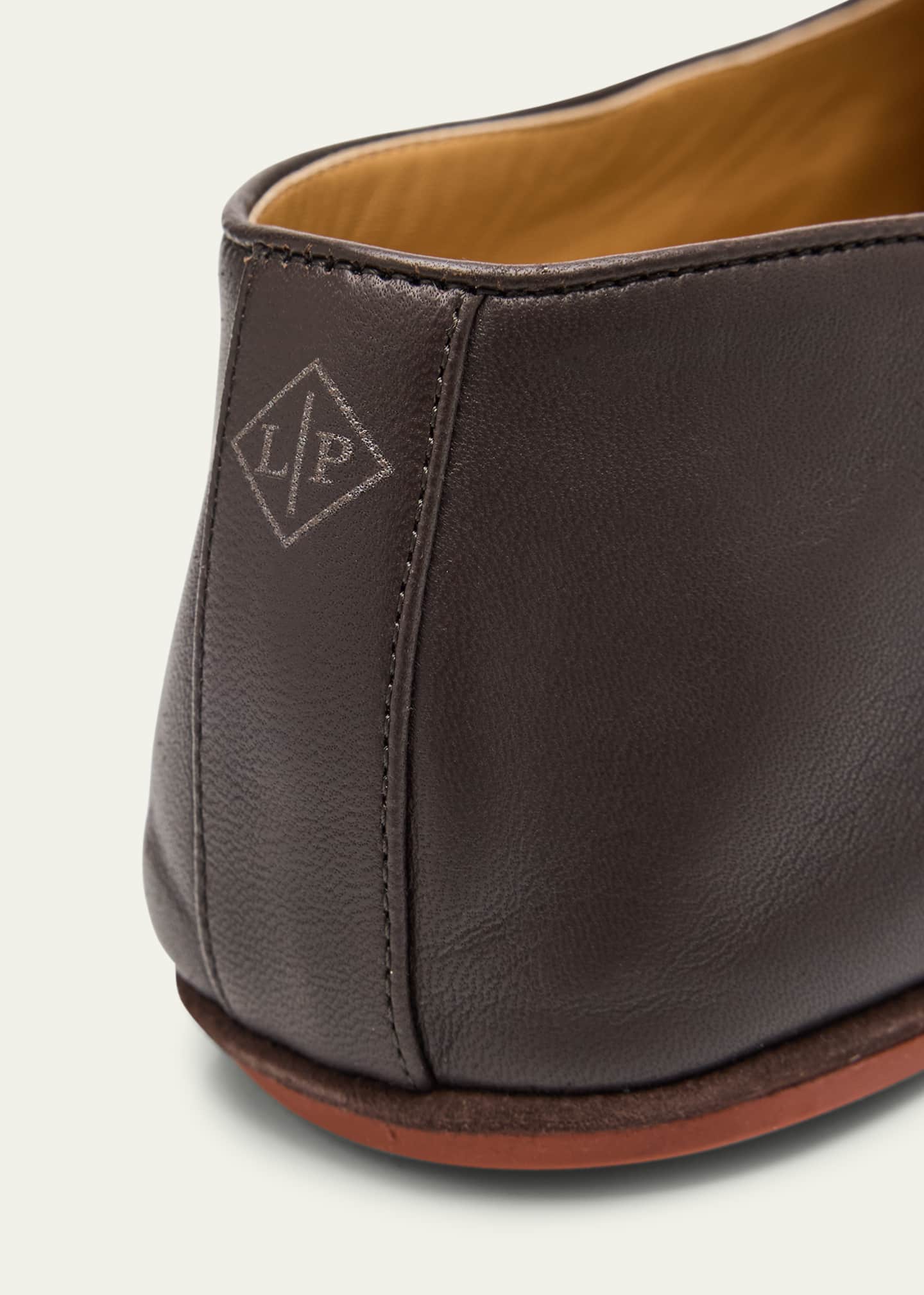 Loro Piana Men's Anton Walk Soft Lambskin Loafers Image 5 of 6