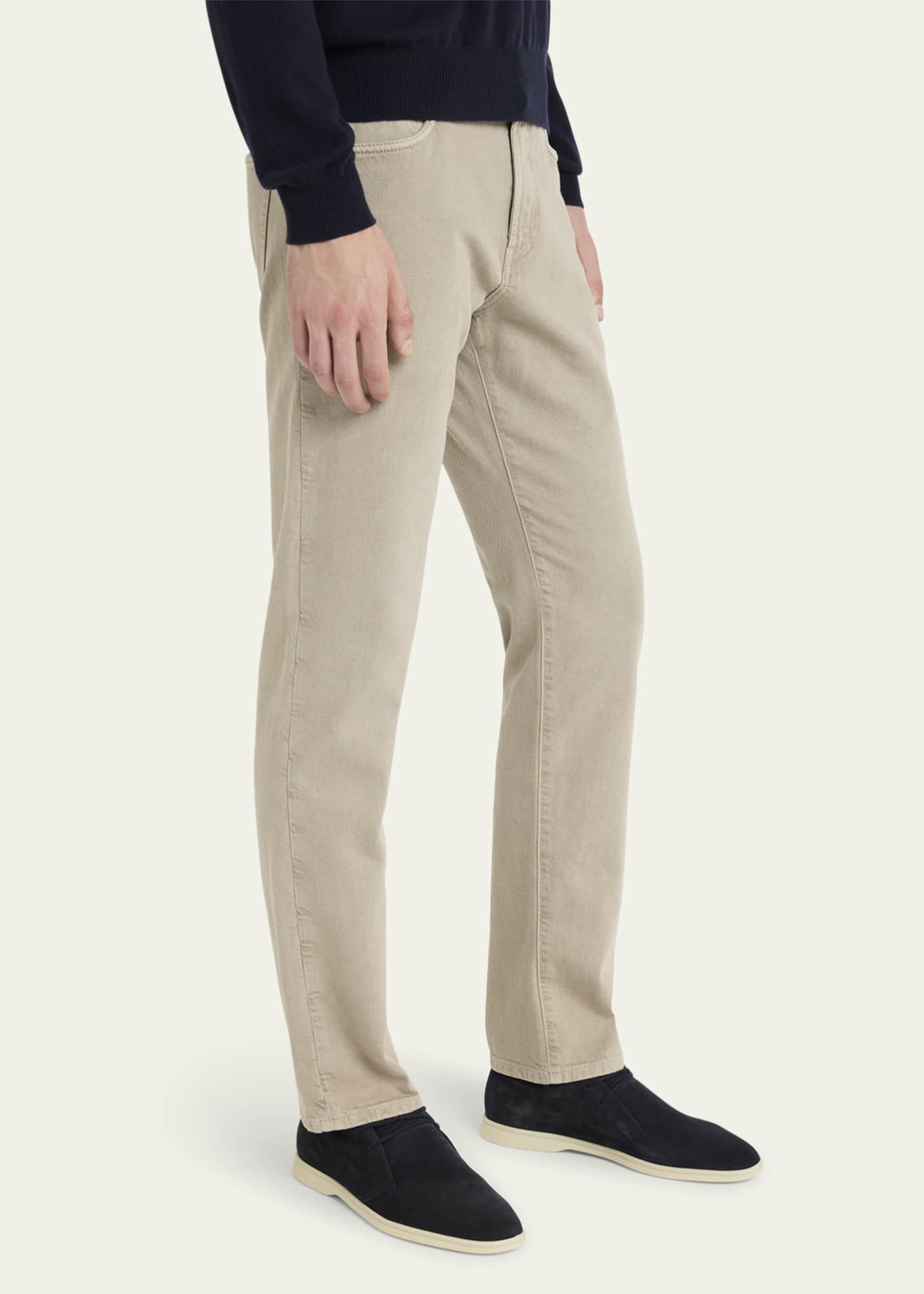 Loro Piana Men's Desert Walk Suede Derby Shoes Image 2 of 5
