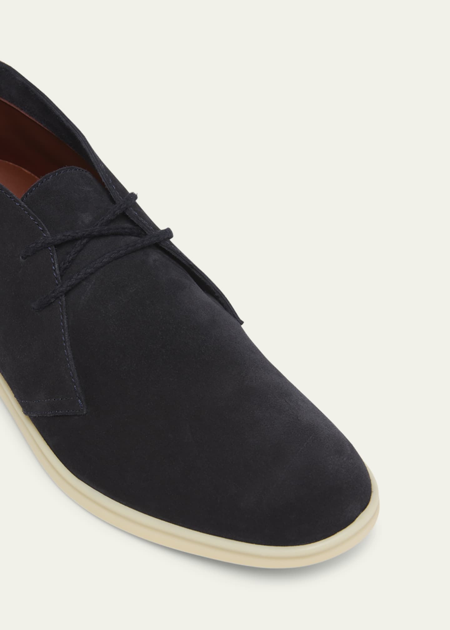 Loro Piana Men's Desert Walk Suede Derby Shoes Image 5 of 5