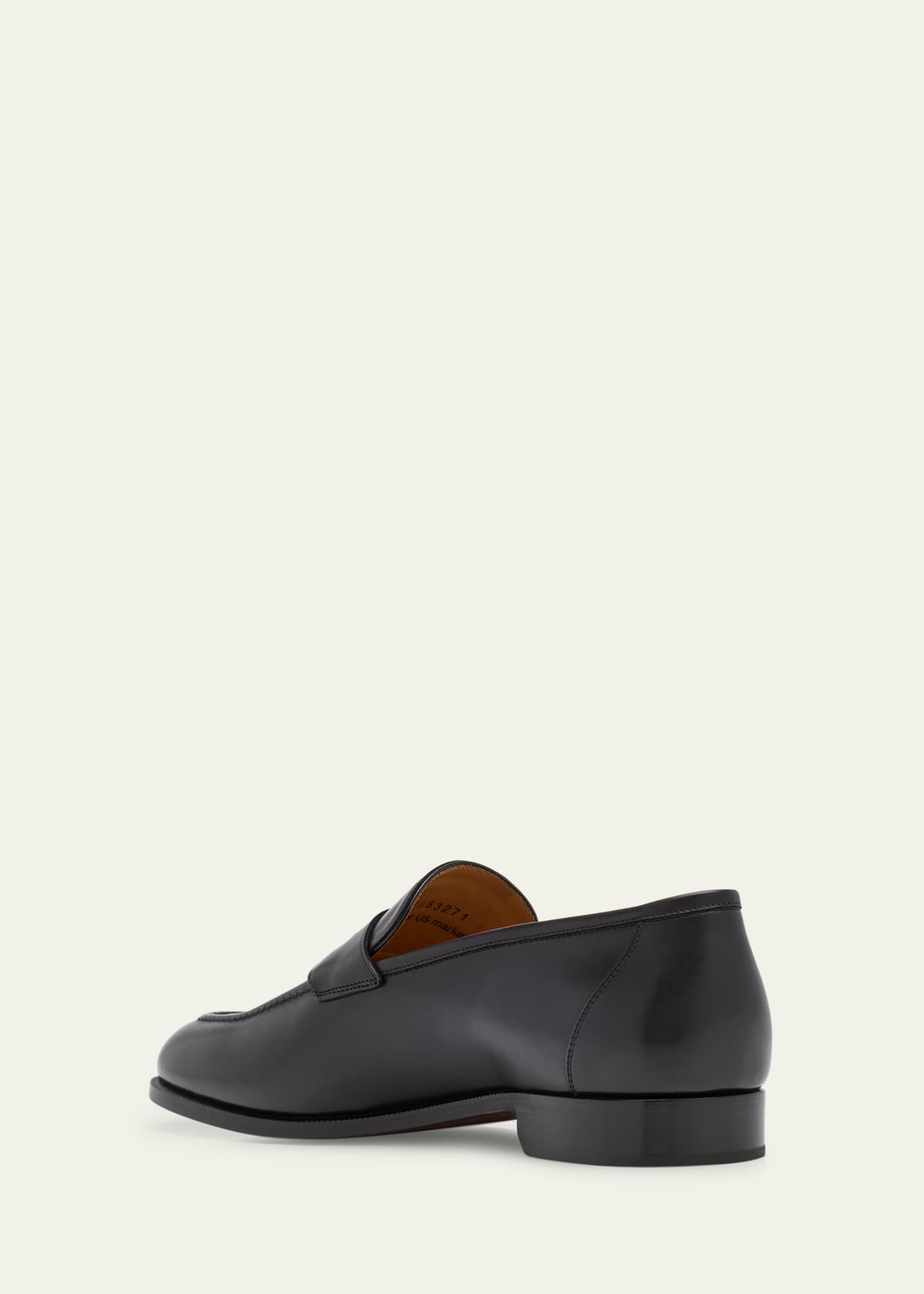Loro Piana Men's Sergio Walk Heritage Leather Penny Loafers Image 4 of 6