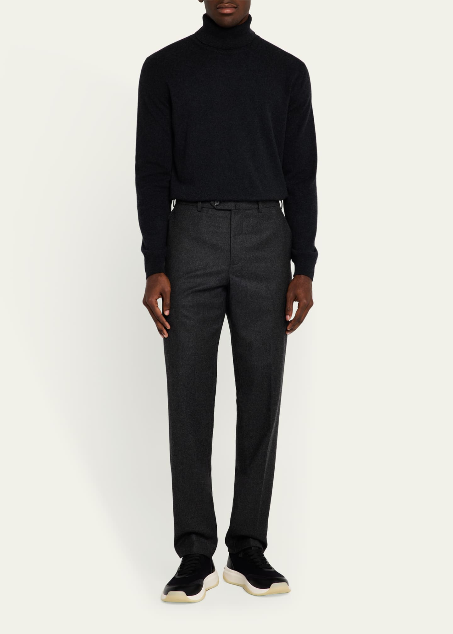 Loro Piana Men's Walk Wish Knit Sneakers Image 3 of 5