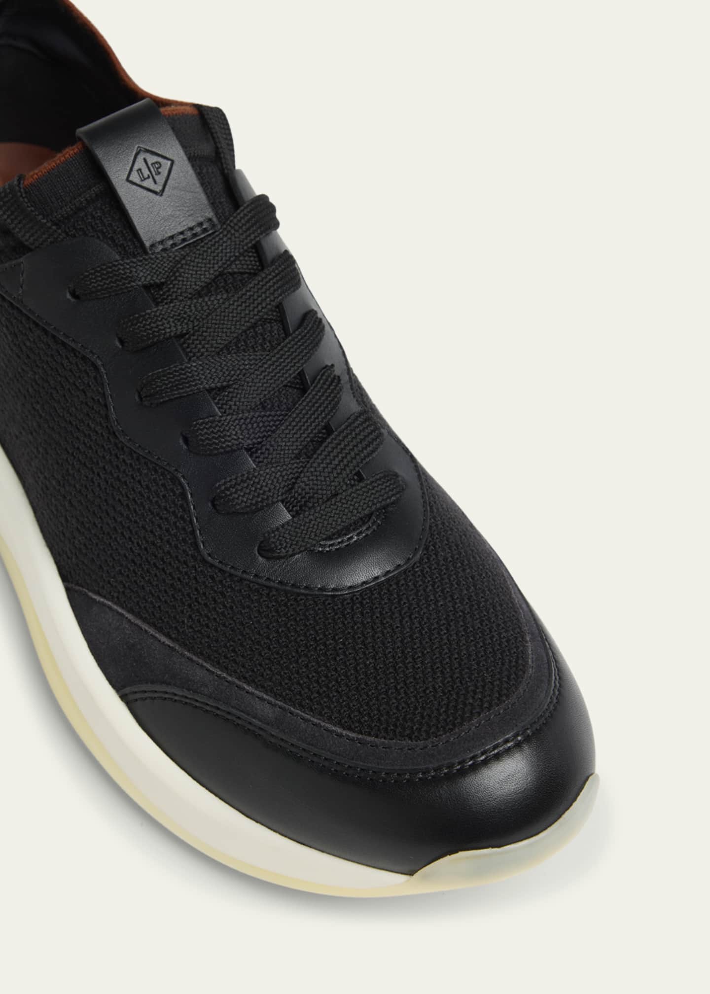 Loro Piana Men's Walk Wish Knit Sneakers Image 5 of 5
