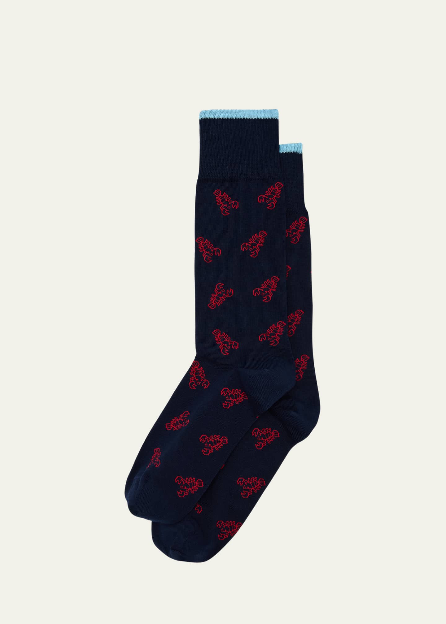 Paul Smith Men's Lobster-Print Crew Socks Image 1 of 2